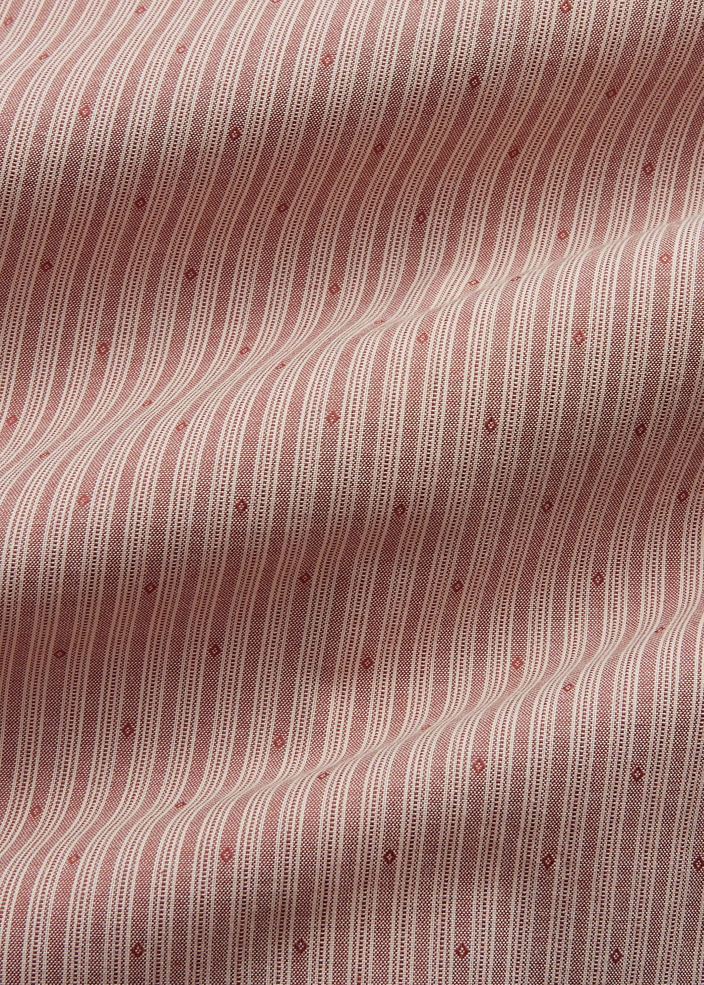 Slim Fit Geo-Striped Dobby Shirt