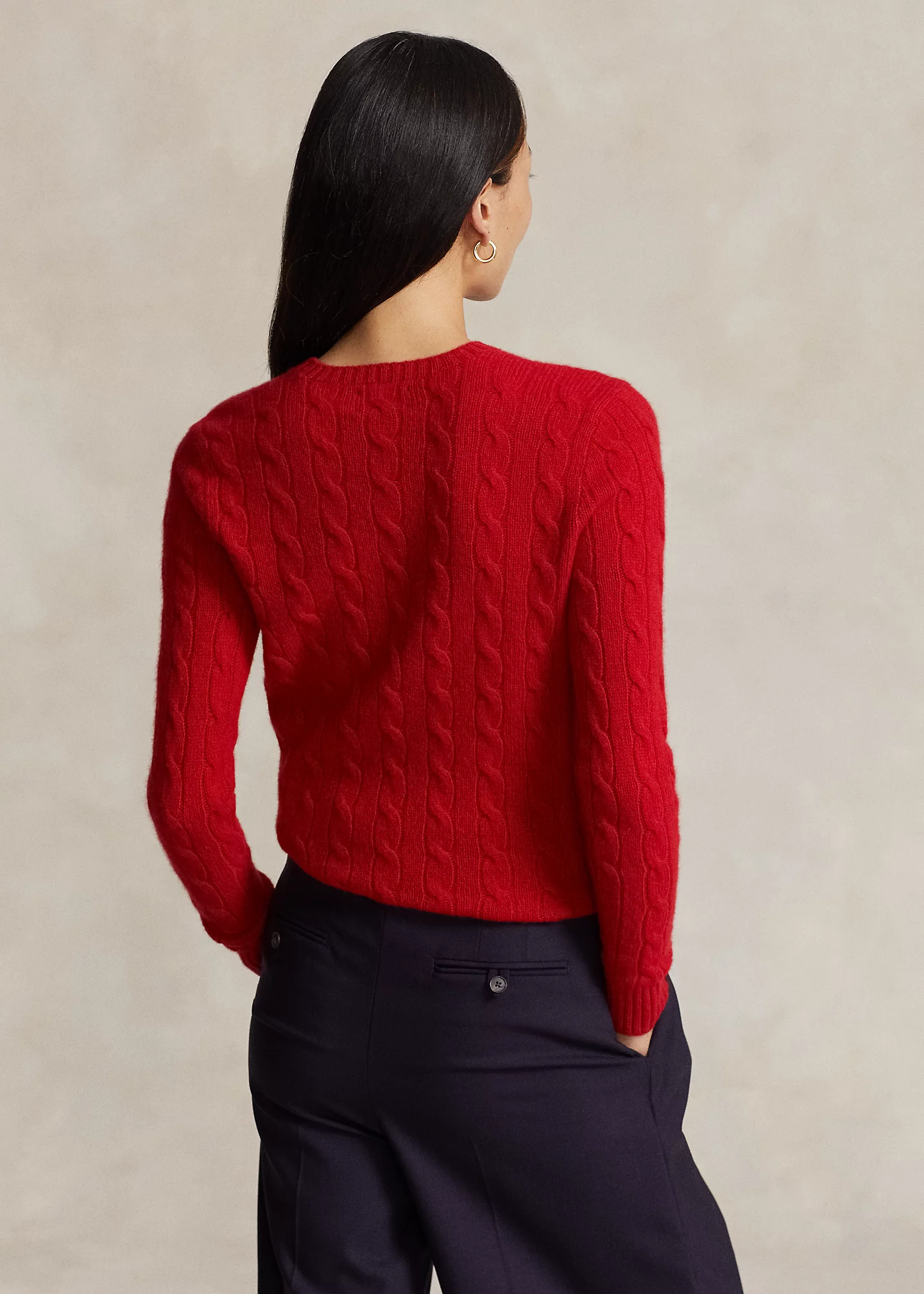 Cable-Knit Wool-Cashmere Sweater