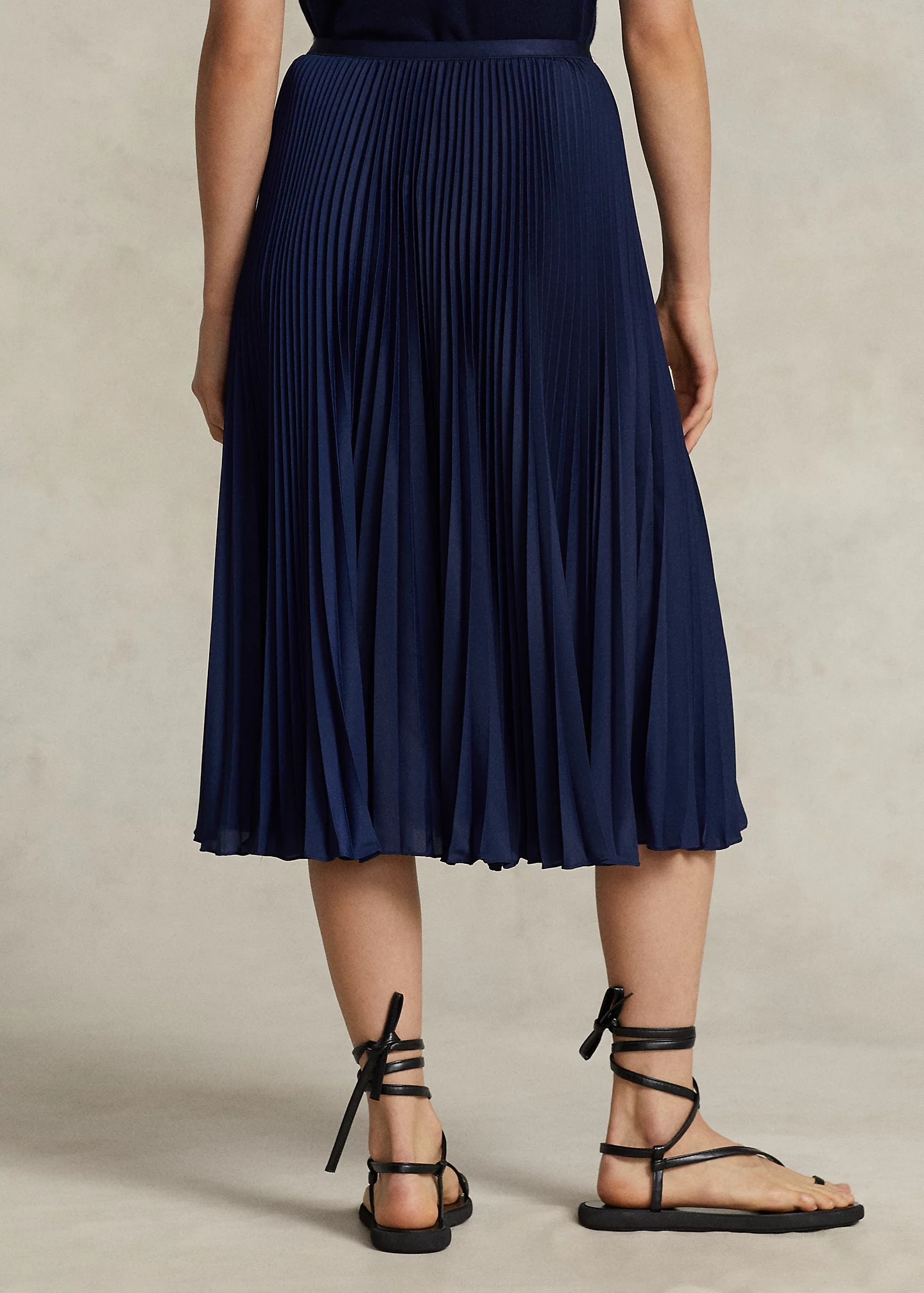 Pleated Georgette Skirt