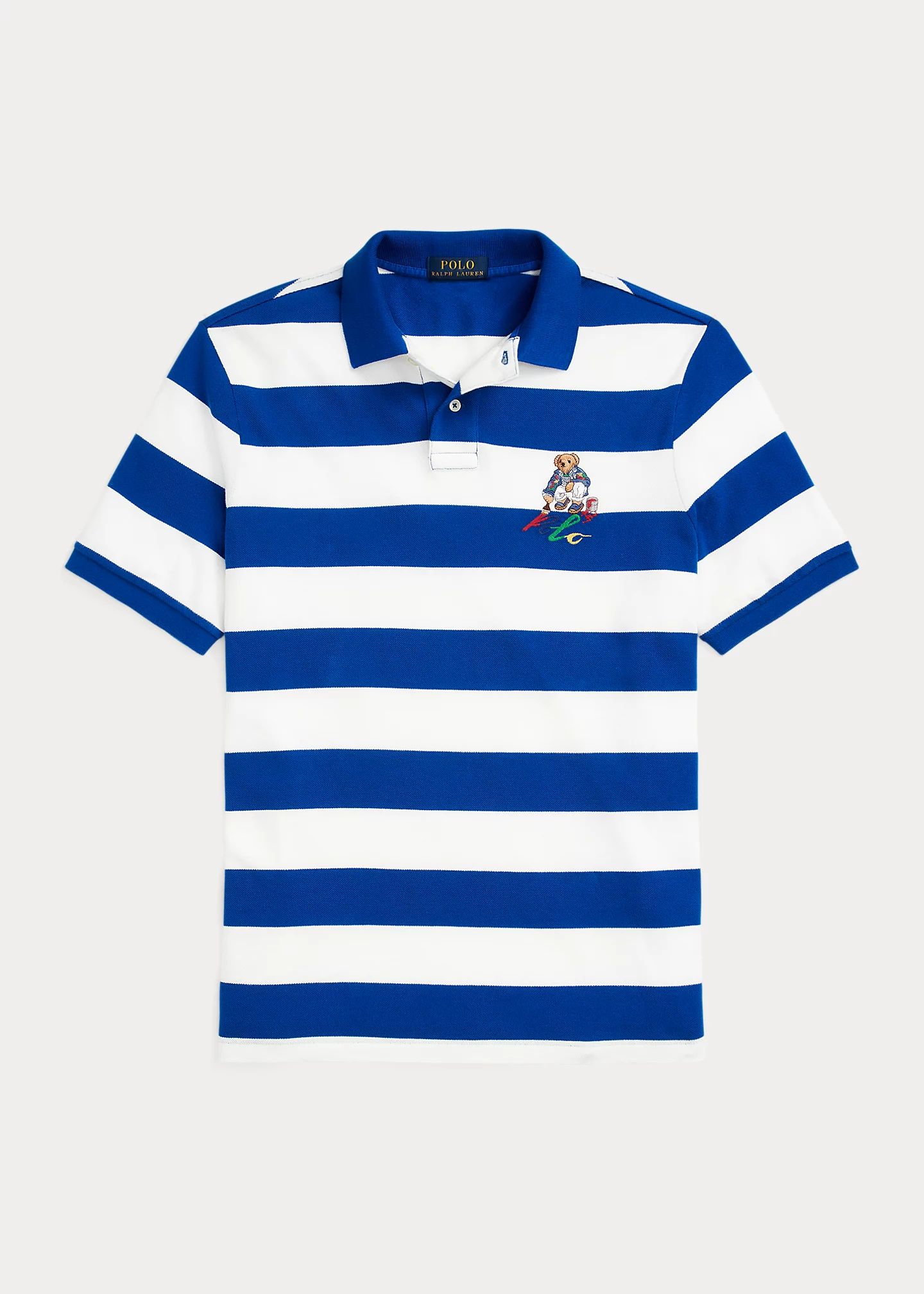 Classic Fit Polo Bear Mesh Polo Shirt