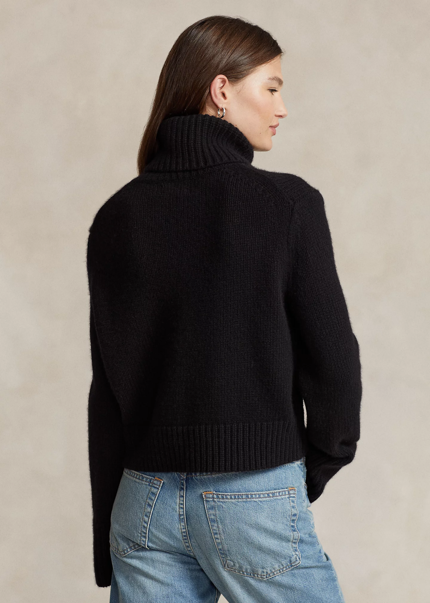 Wool-Cashmere Turtleneck Sweater