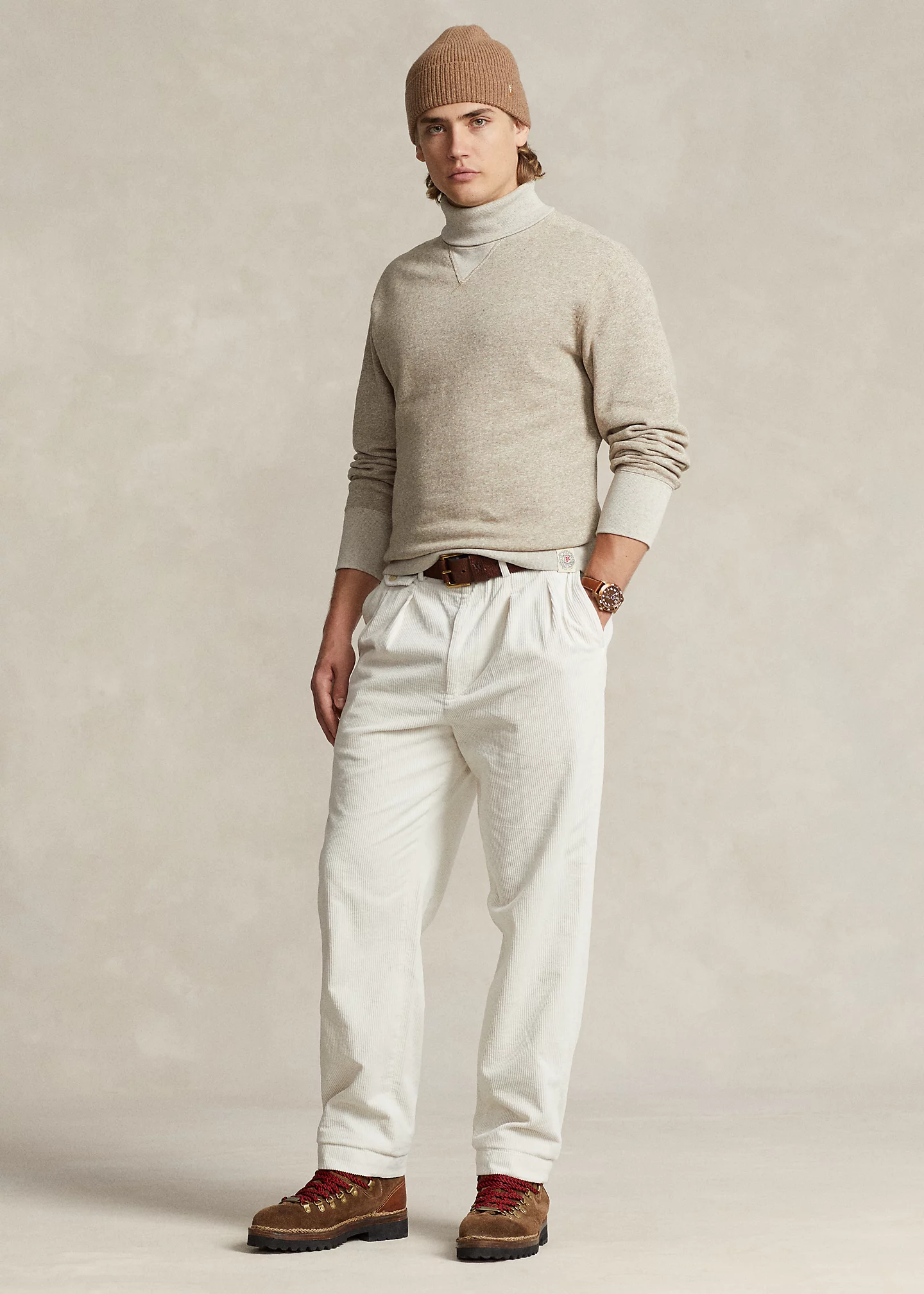 Fleece Mockneck Sweatshirt