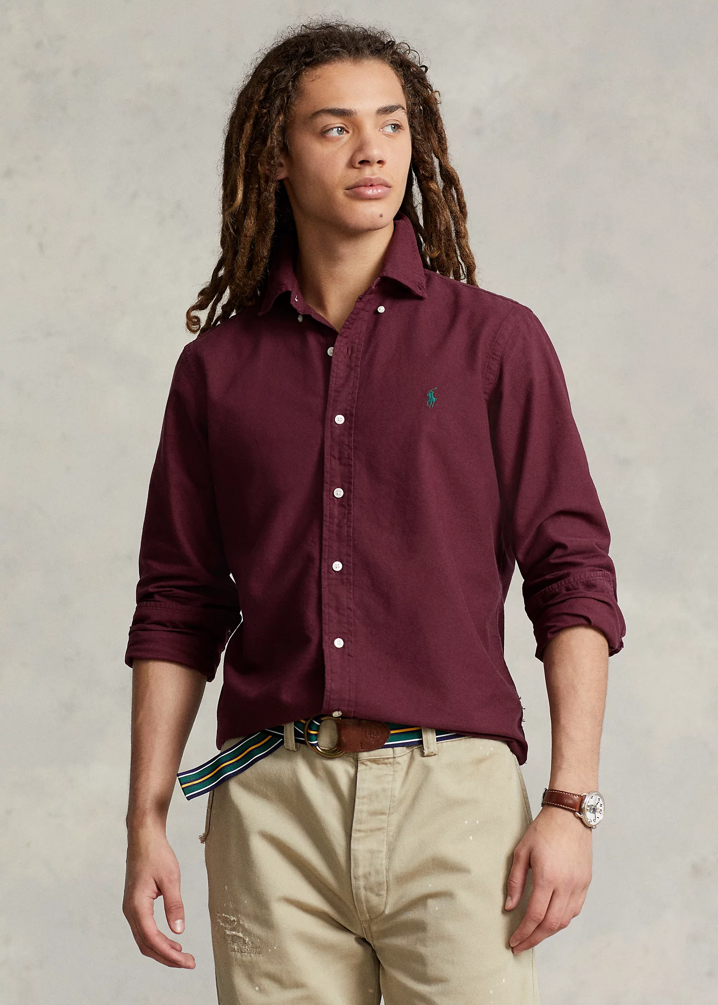 Garment-Dyed Oxford Shirt - All Fits