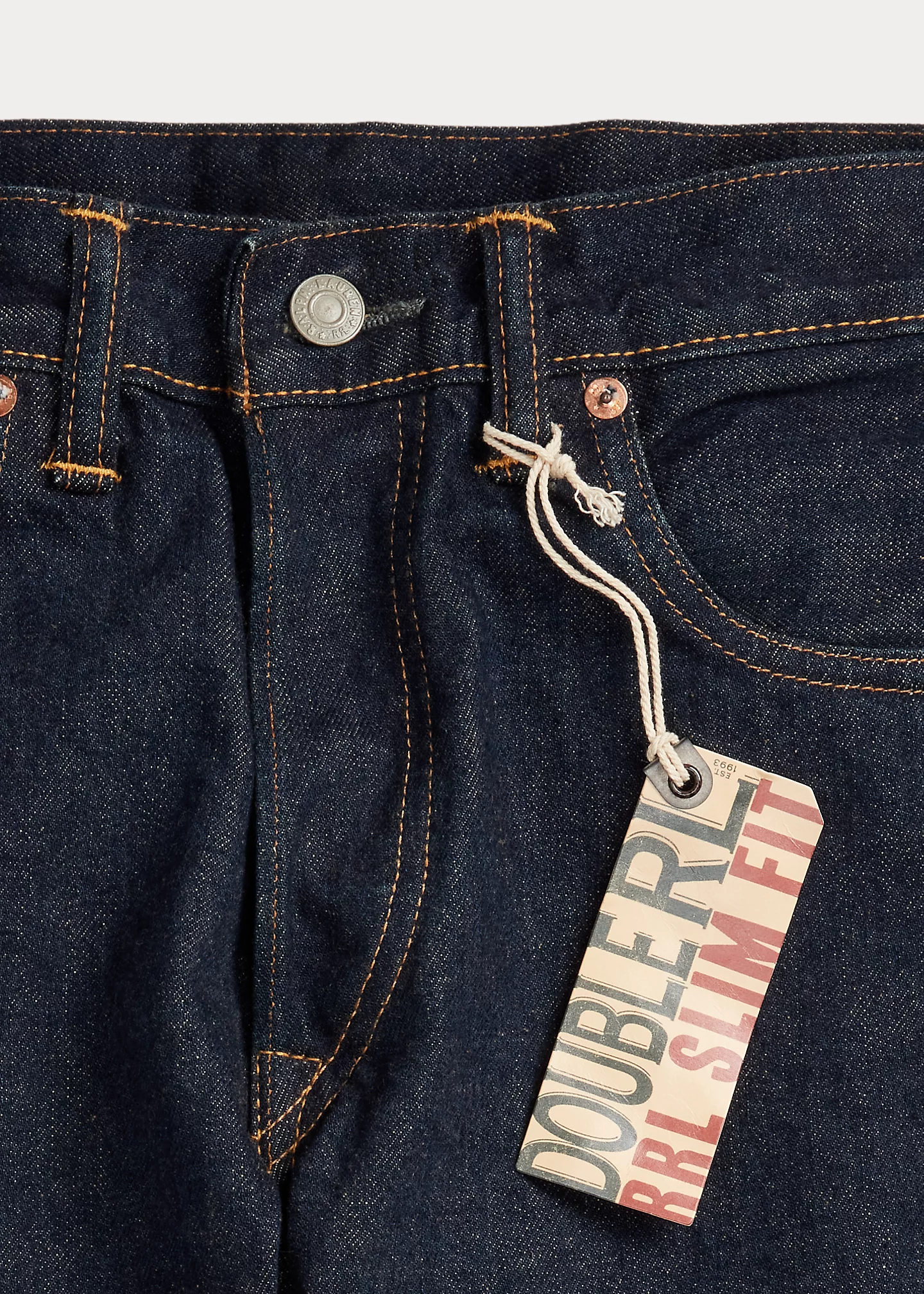 Slim Fit Once-Washed Selvedge Jean