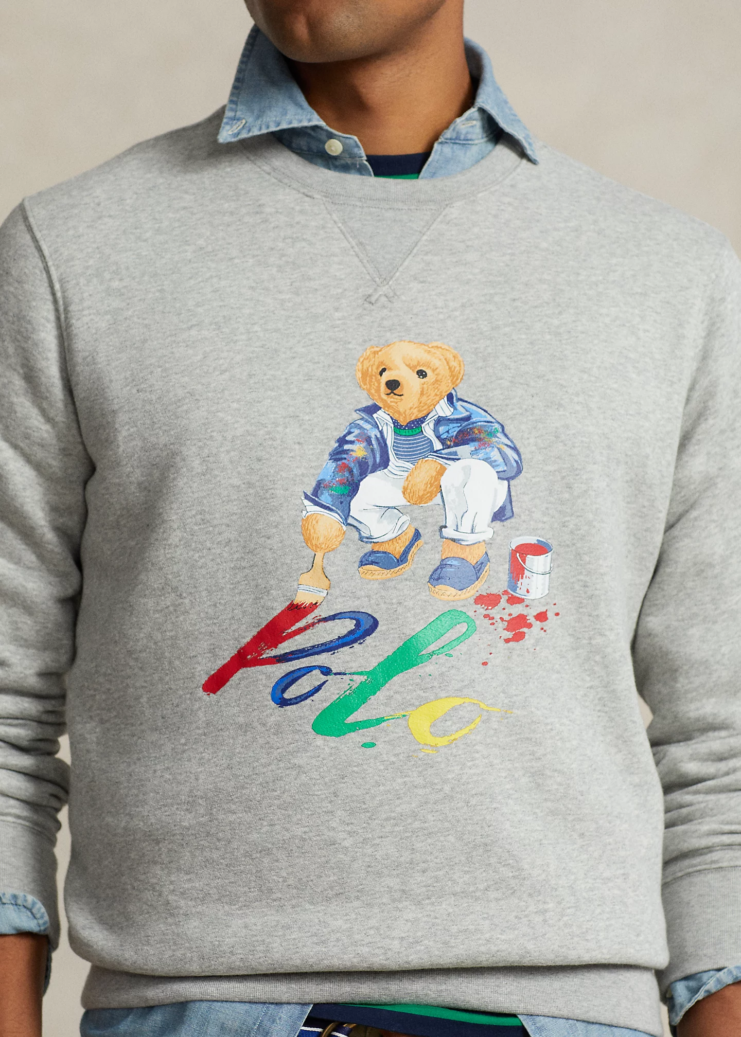 Polo Bear Fleece Sweatshirt