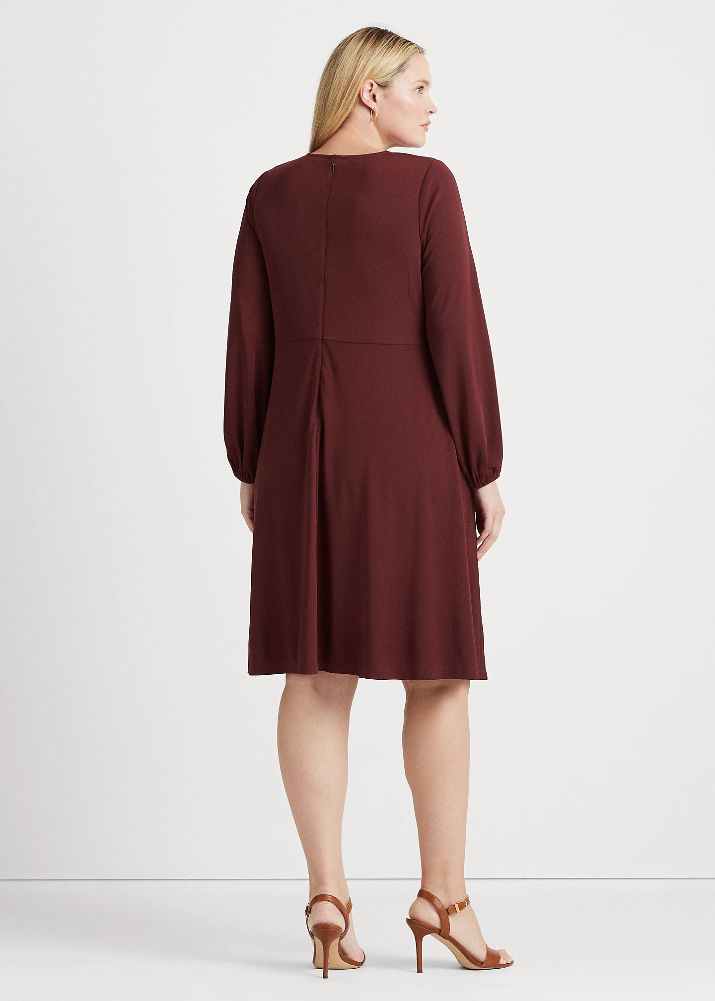 Tie-Front Stretch Jersey Dress