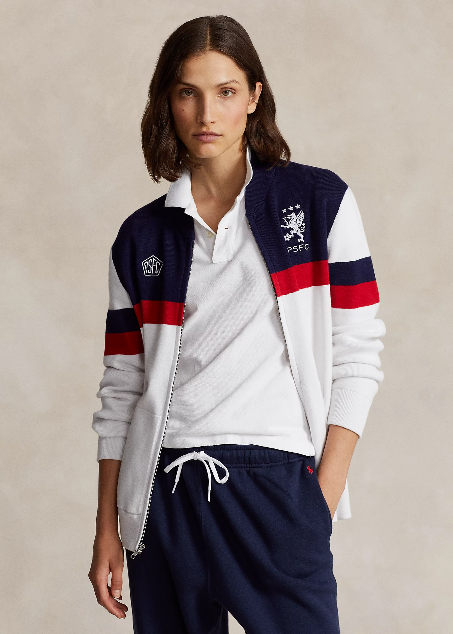 Polo Sport Cotton-Blend Full-Zip Sweater