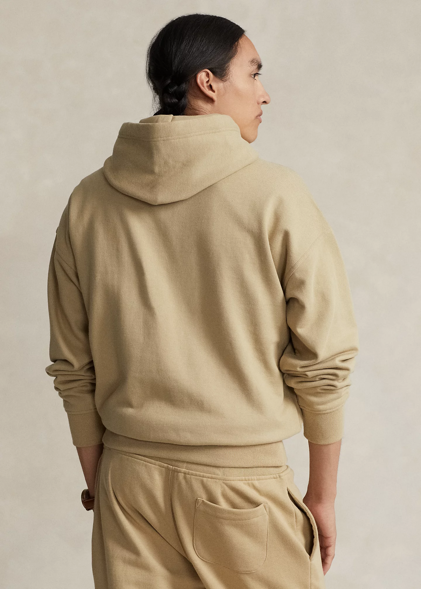 Relaxed Fit Logo Fleece Hoodie