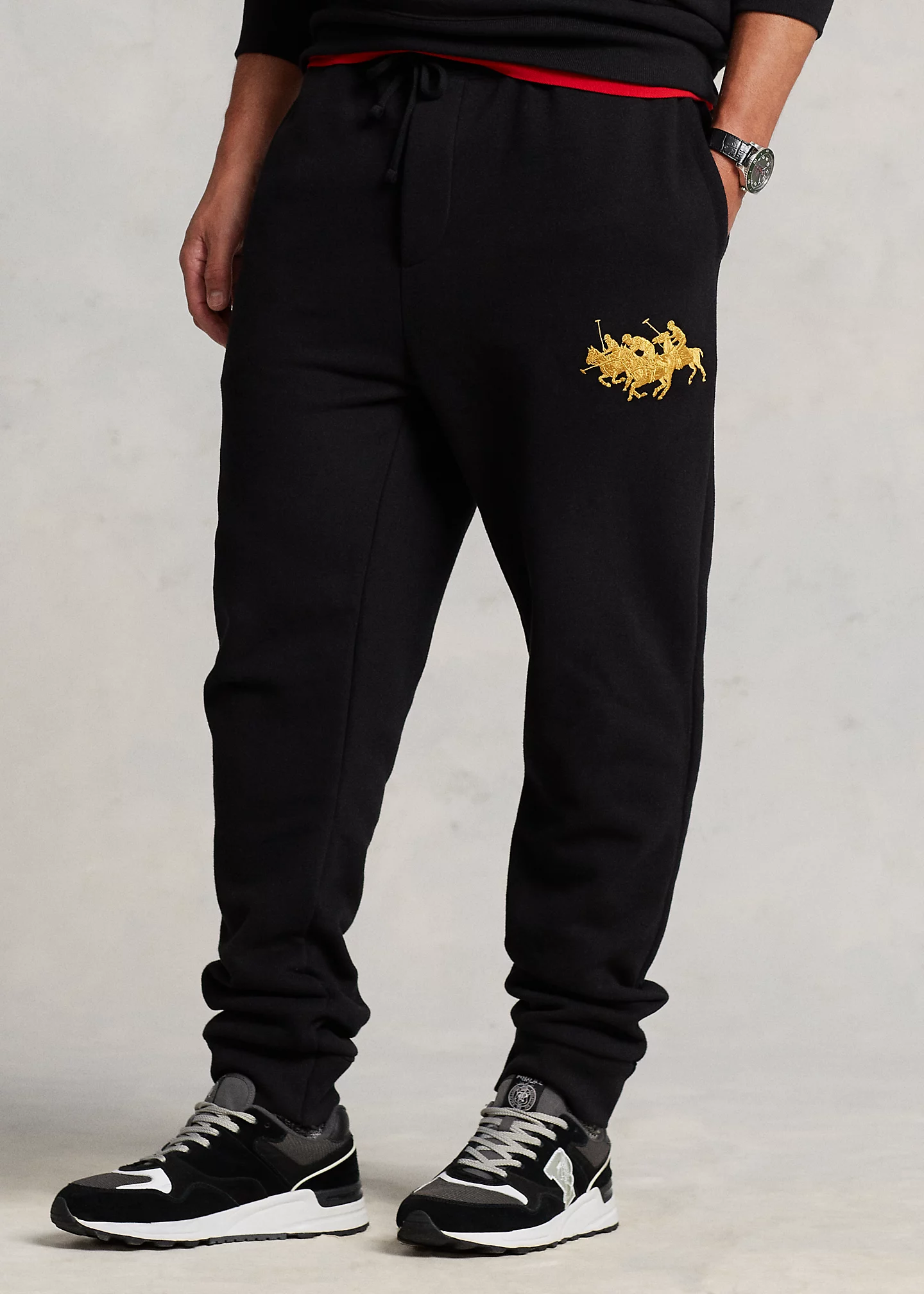 Triple-Pony Fleece Jogger Pant