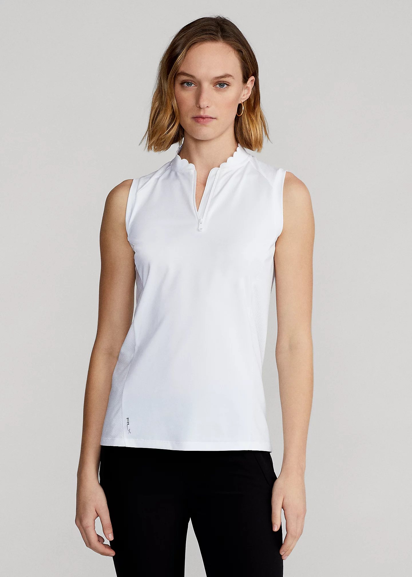 Tailored Fit Sleeveless Piqué Shirt