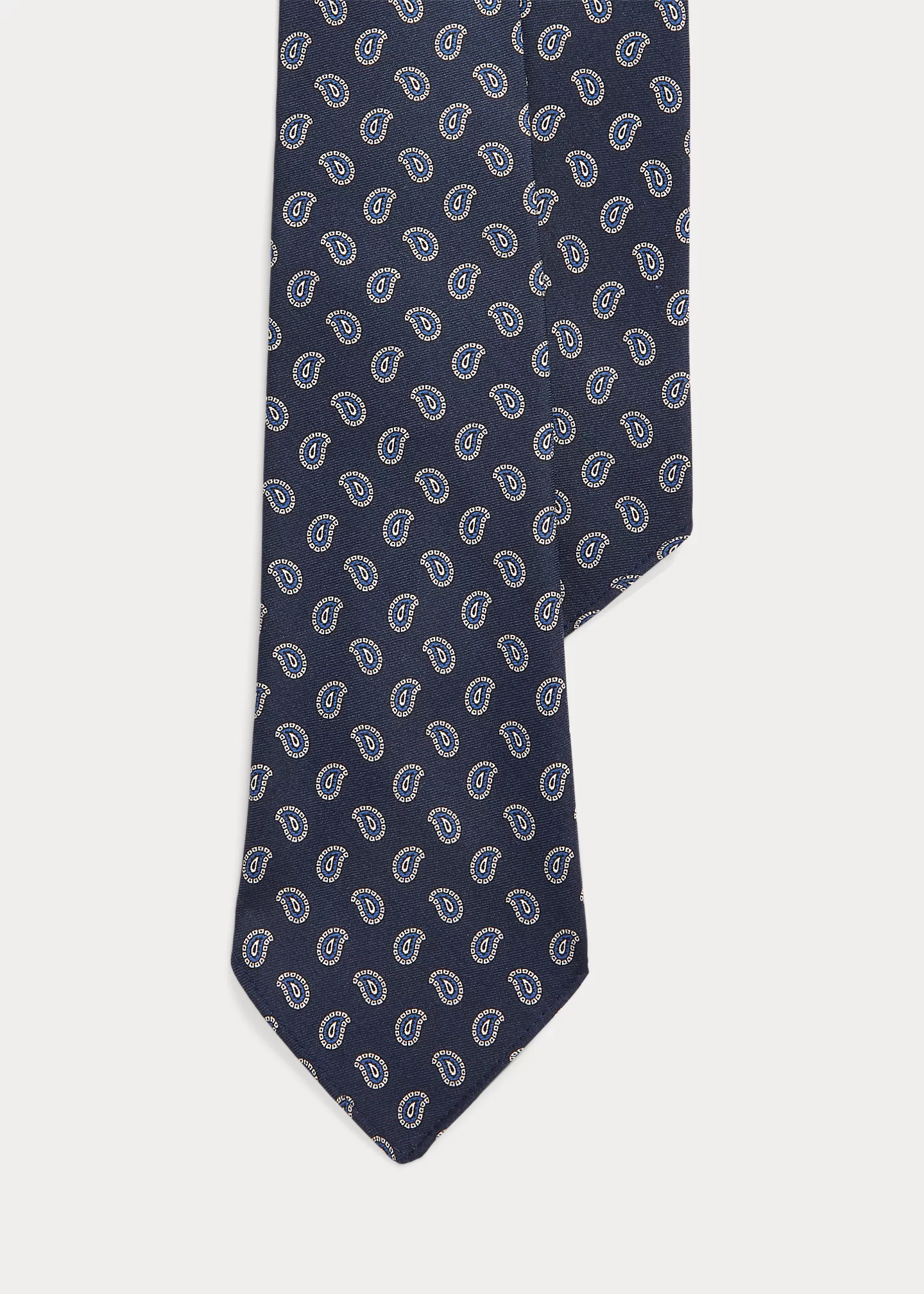 Vintage-Inspired Print Silk Foulard Tie