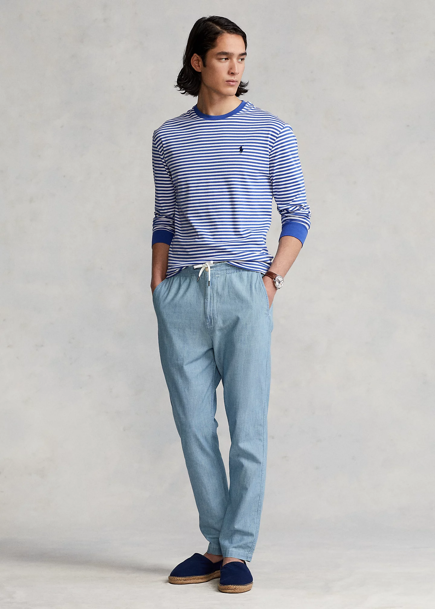 Polo Prepster Classic Fit Chambray Pant