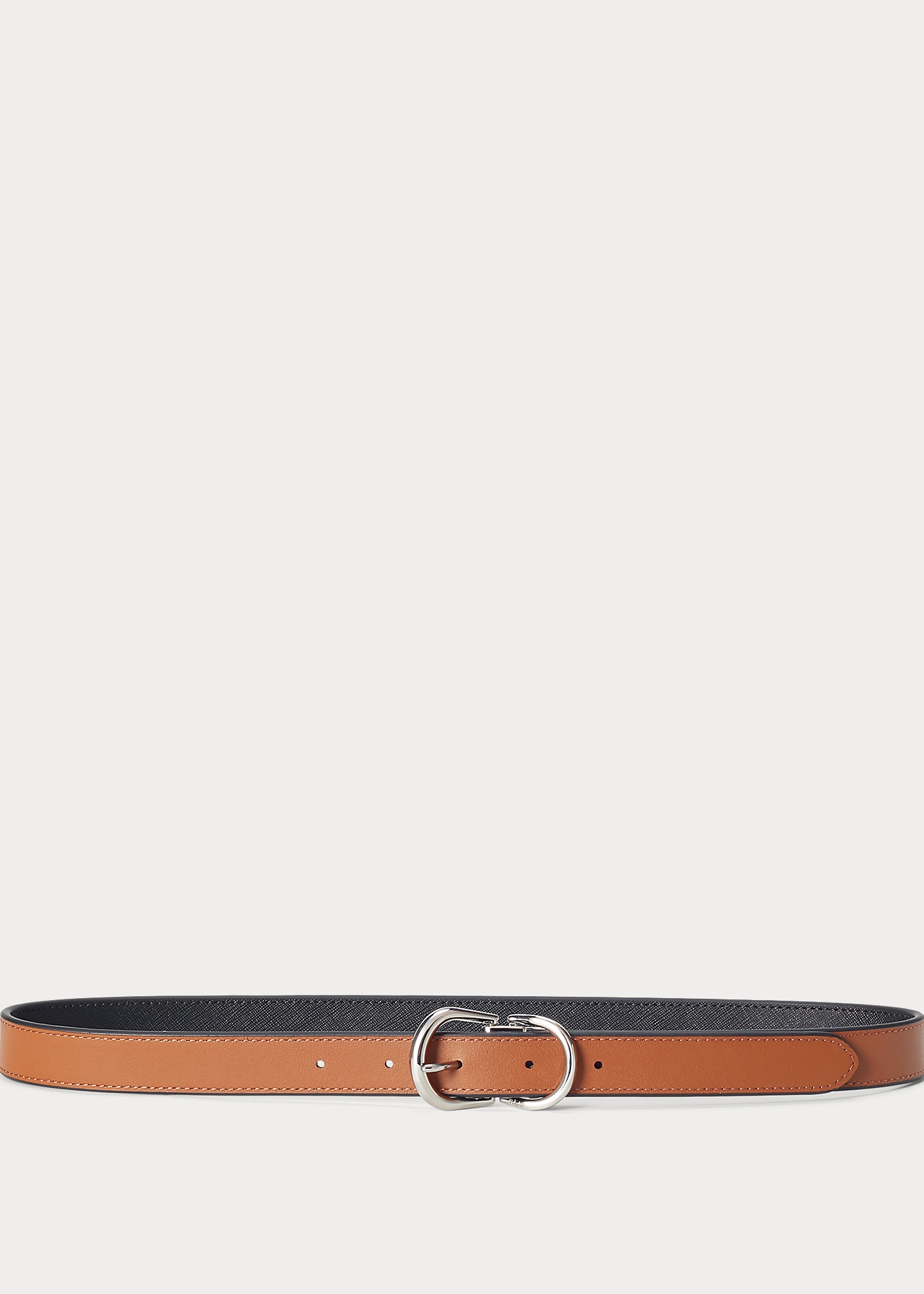 Reversible Crosshatch Leather Belt
