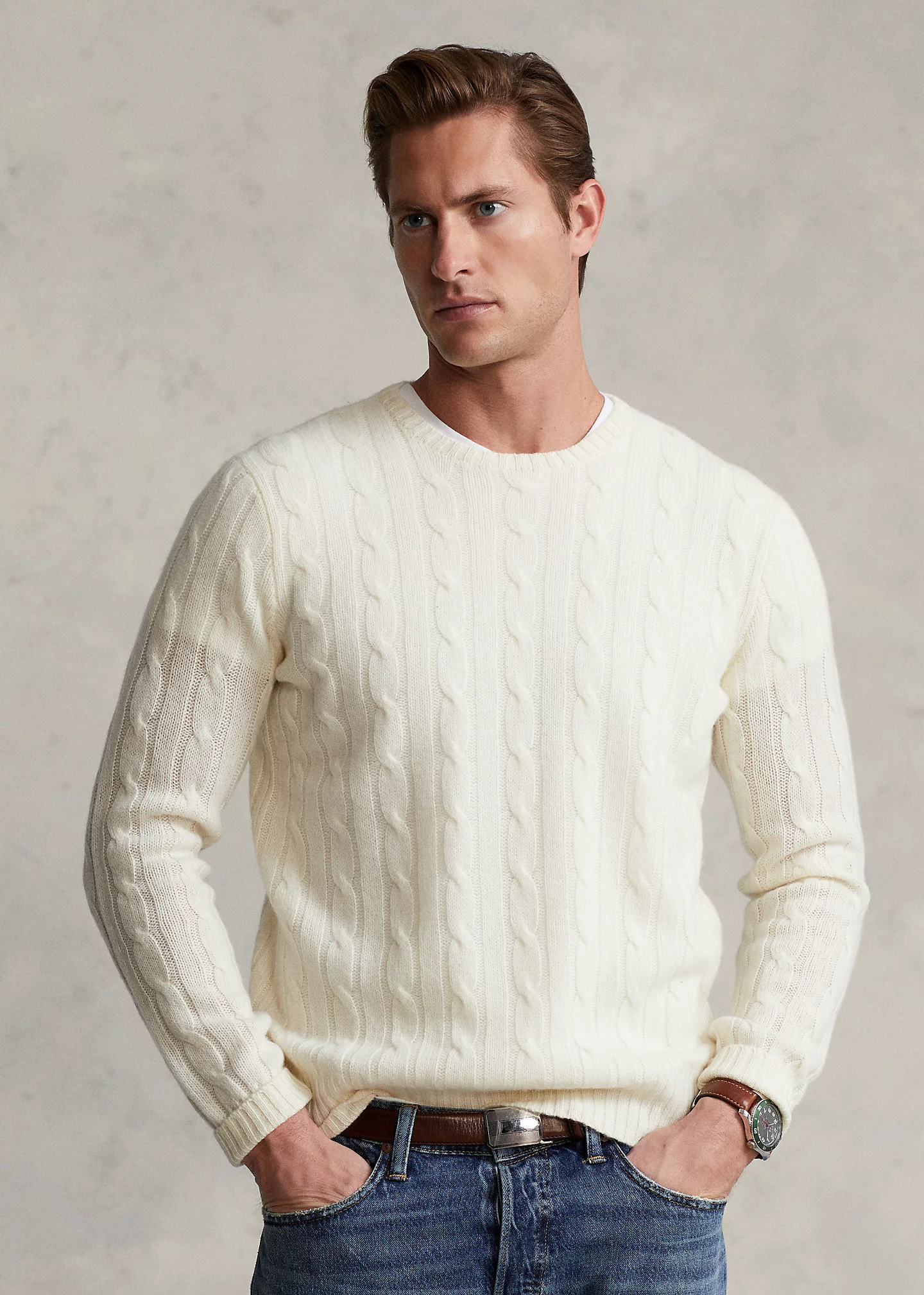 The Iconic Cable-Knit Cashmere Sweater