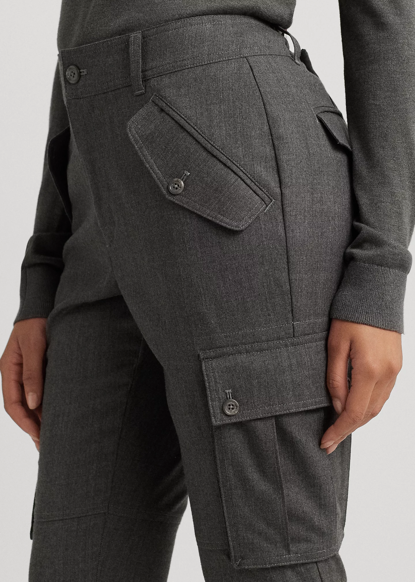 Wool Twill Cargo Pant