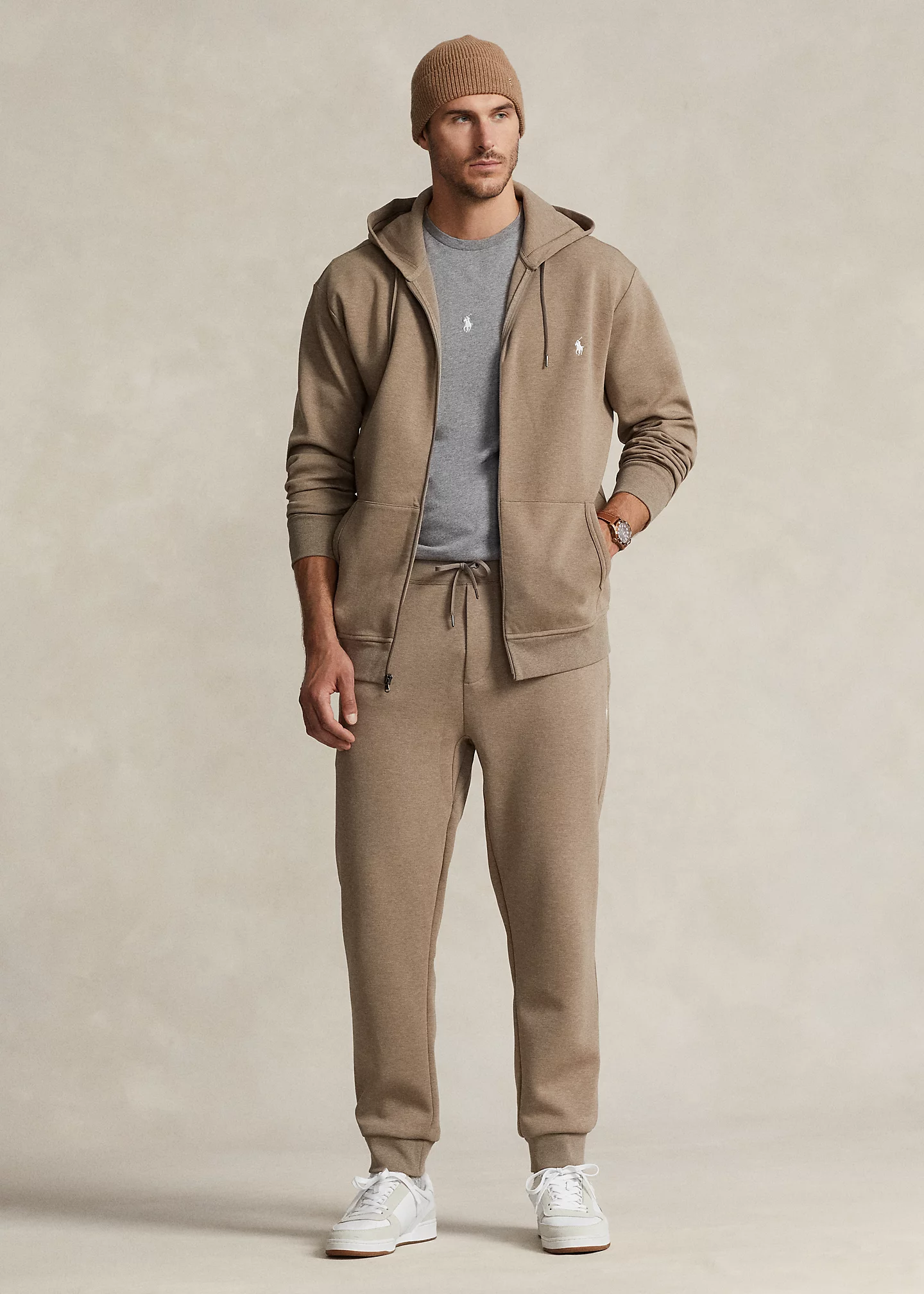 Double-Knit Full-Zip Hoodie