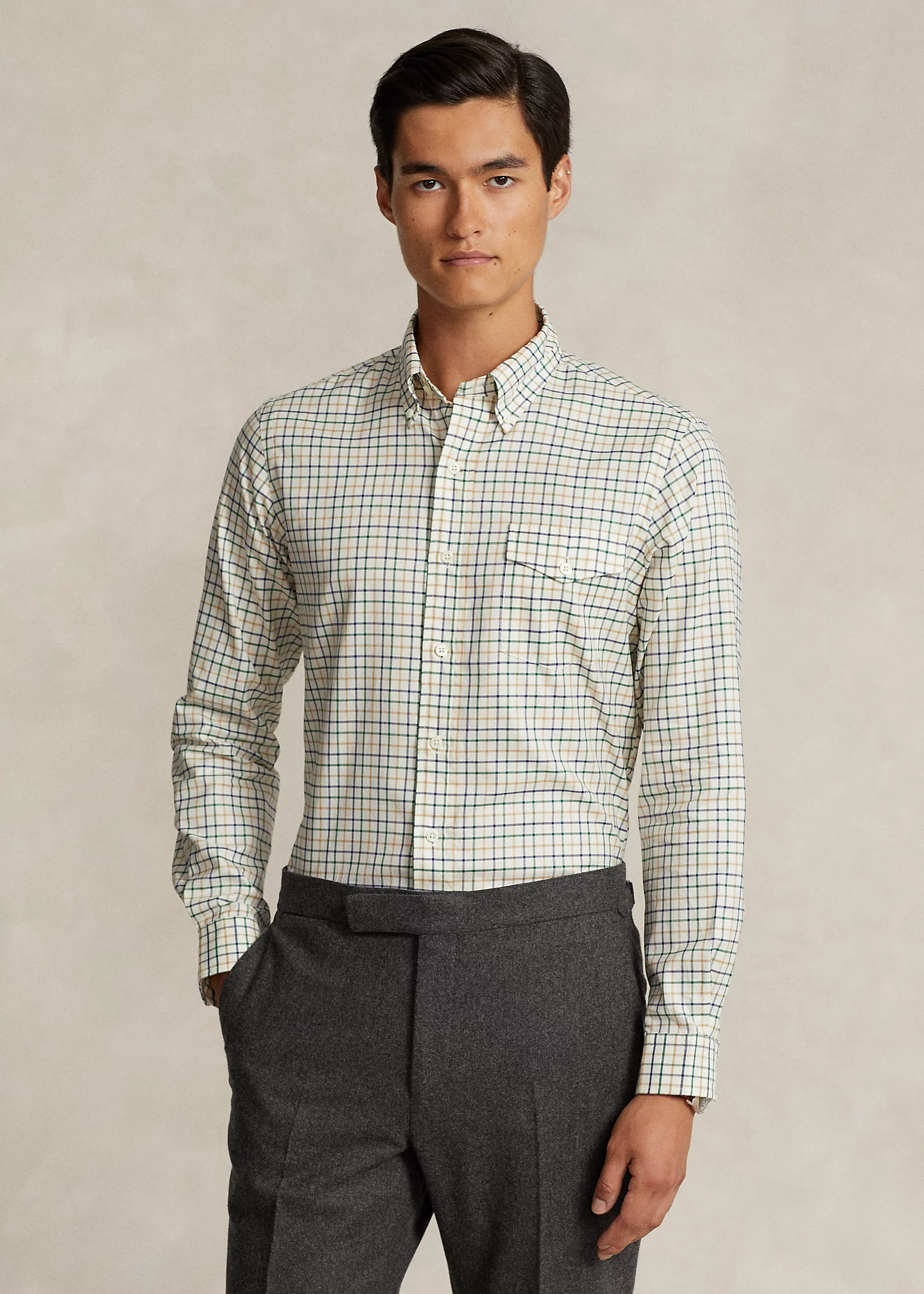 Classic Fit Tattersall Twill Shirt