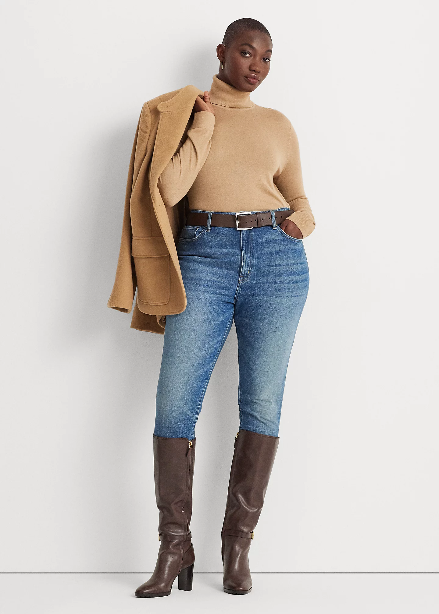 Silk-Blend Turtleneck