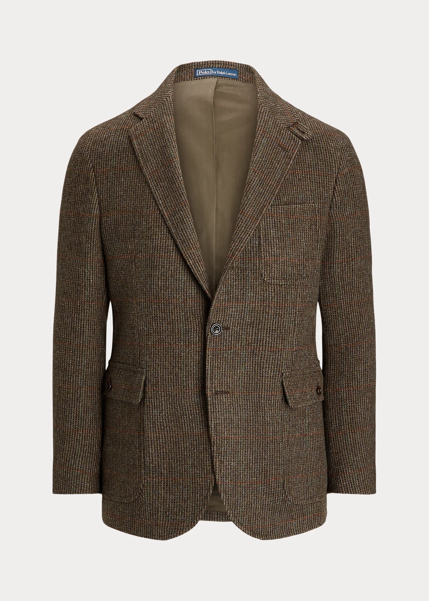 Polo Plaid Shetland Wool Tweed Jacket
