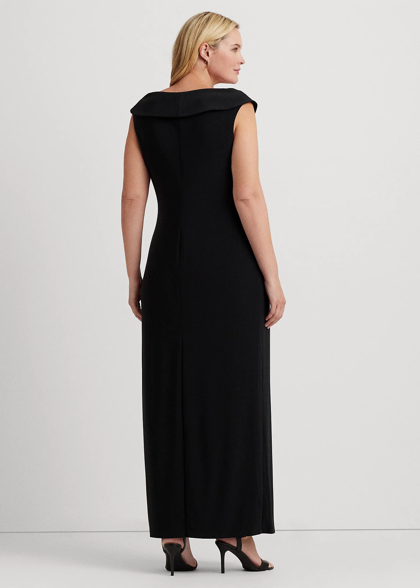 Jersey Off-the-Shoulder Gown