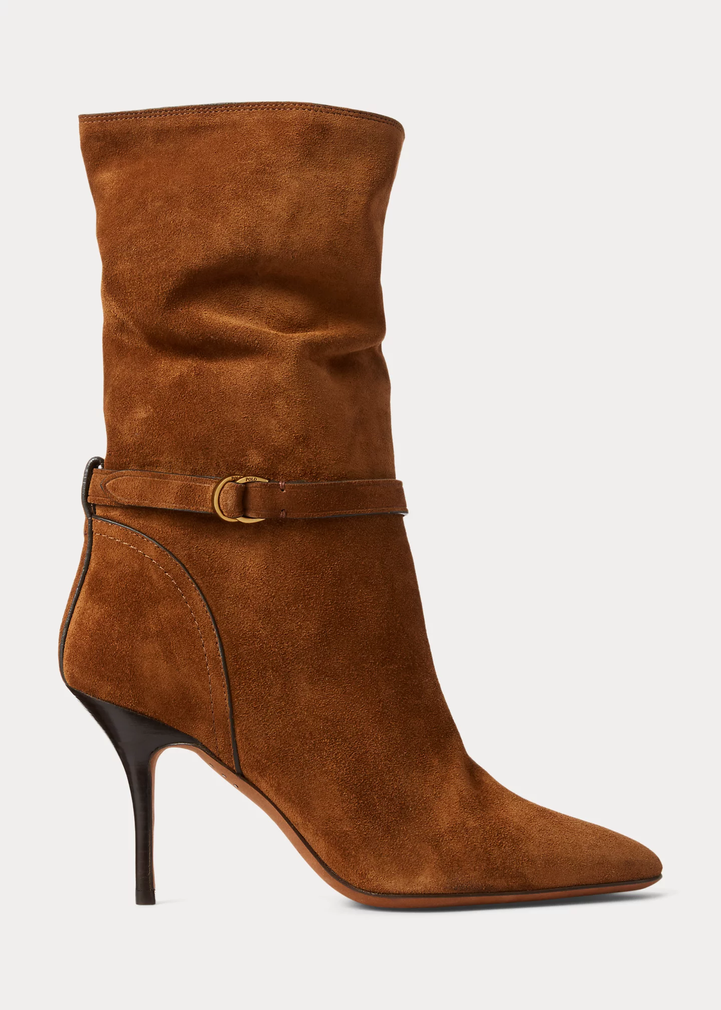Zoe Mid Sueded Calfskin Boot