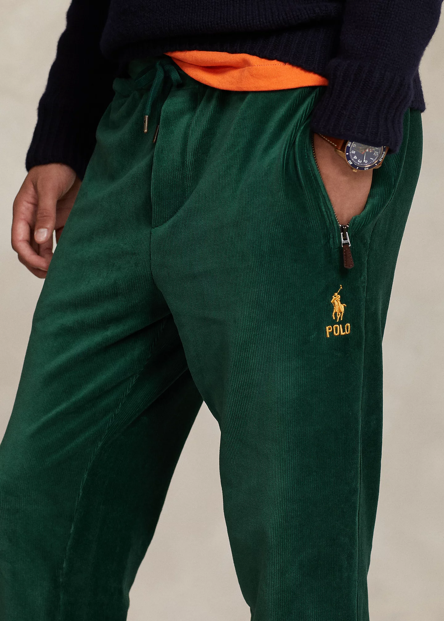 Knit Corduroy Jogger Pant