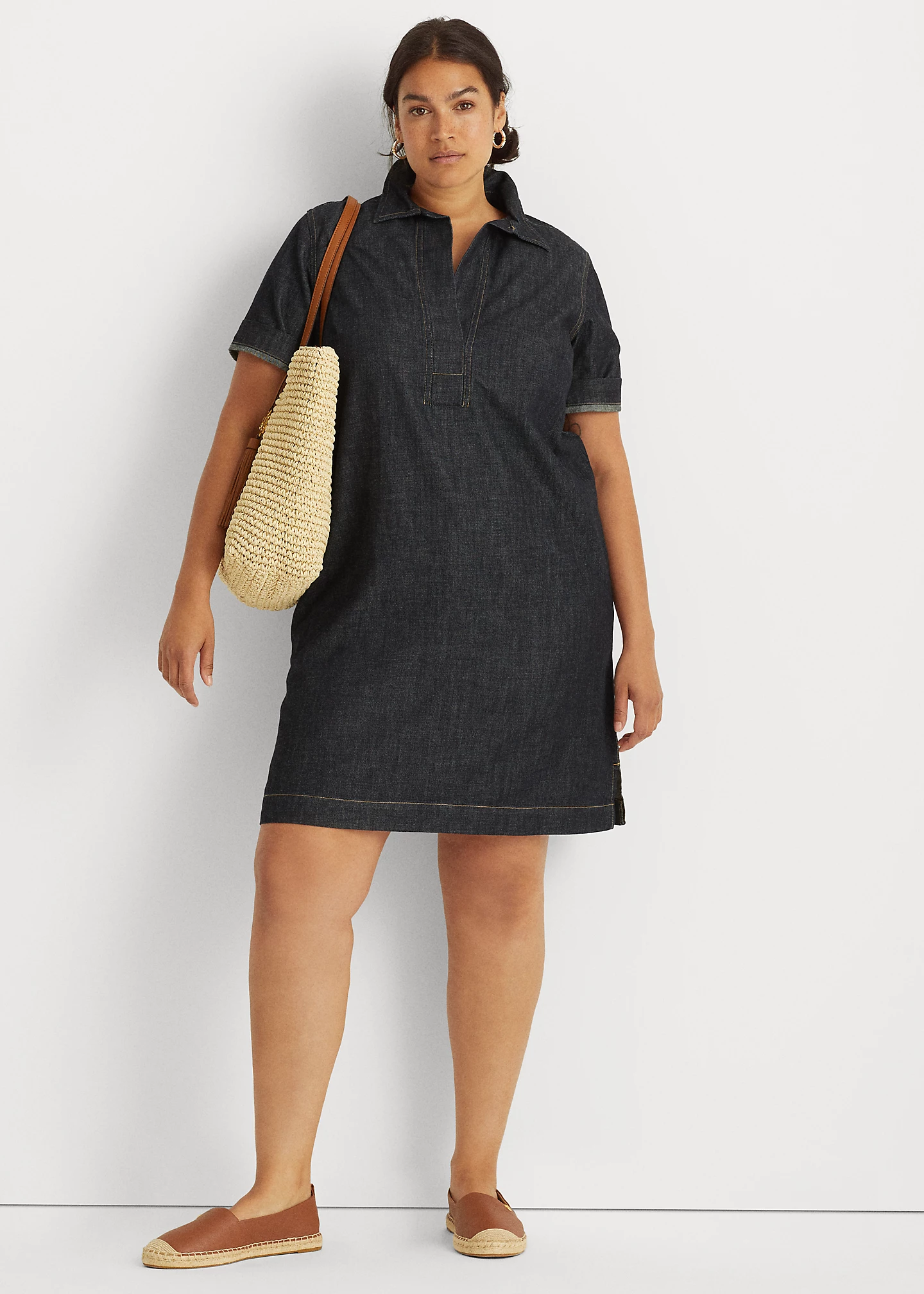 Denim Shift Dress