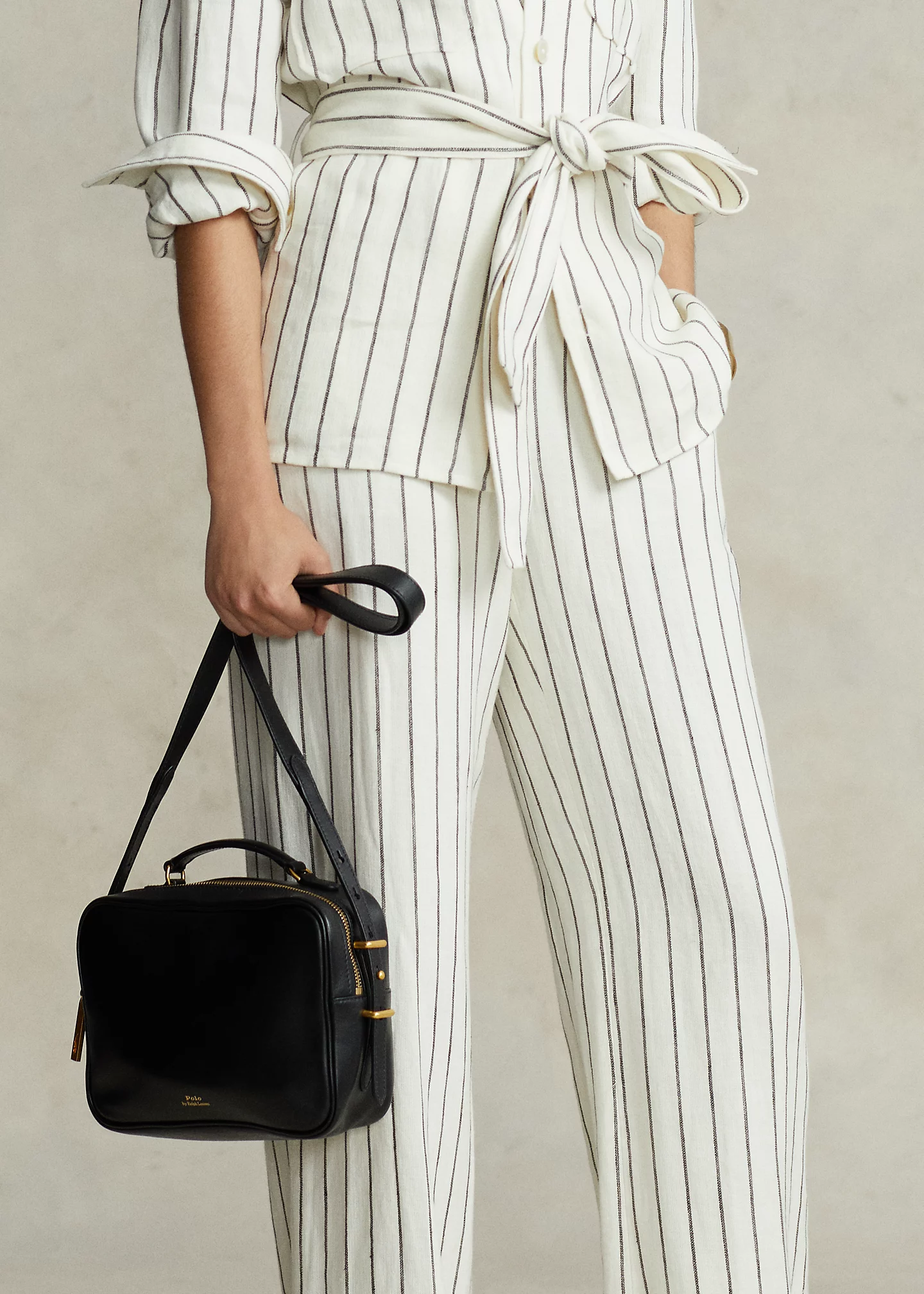 Polo ID Calfskin Crossbody Camera Bag