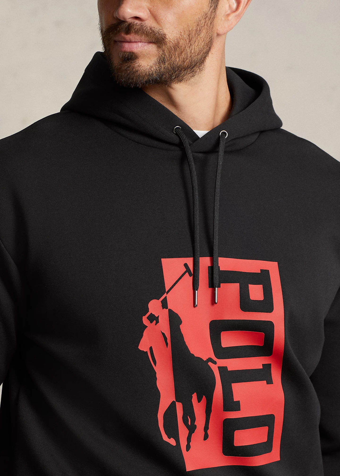 Big Pony Logo Double-Knit Hoodie