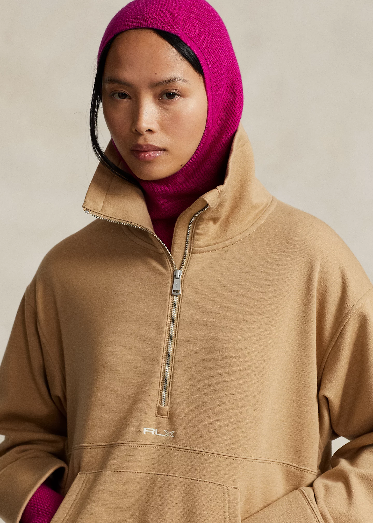 Quarter-Zip Pullover Fleece Tunic