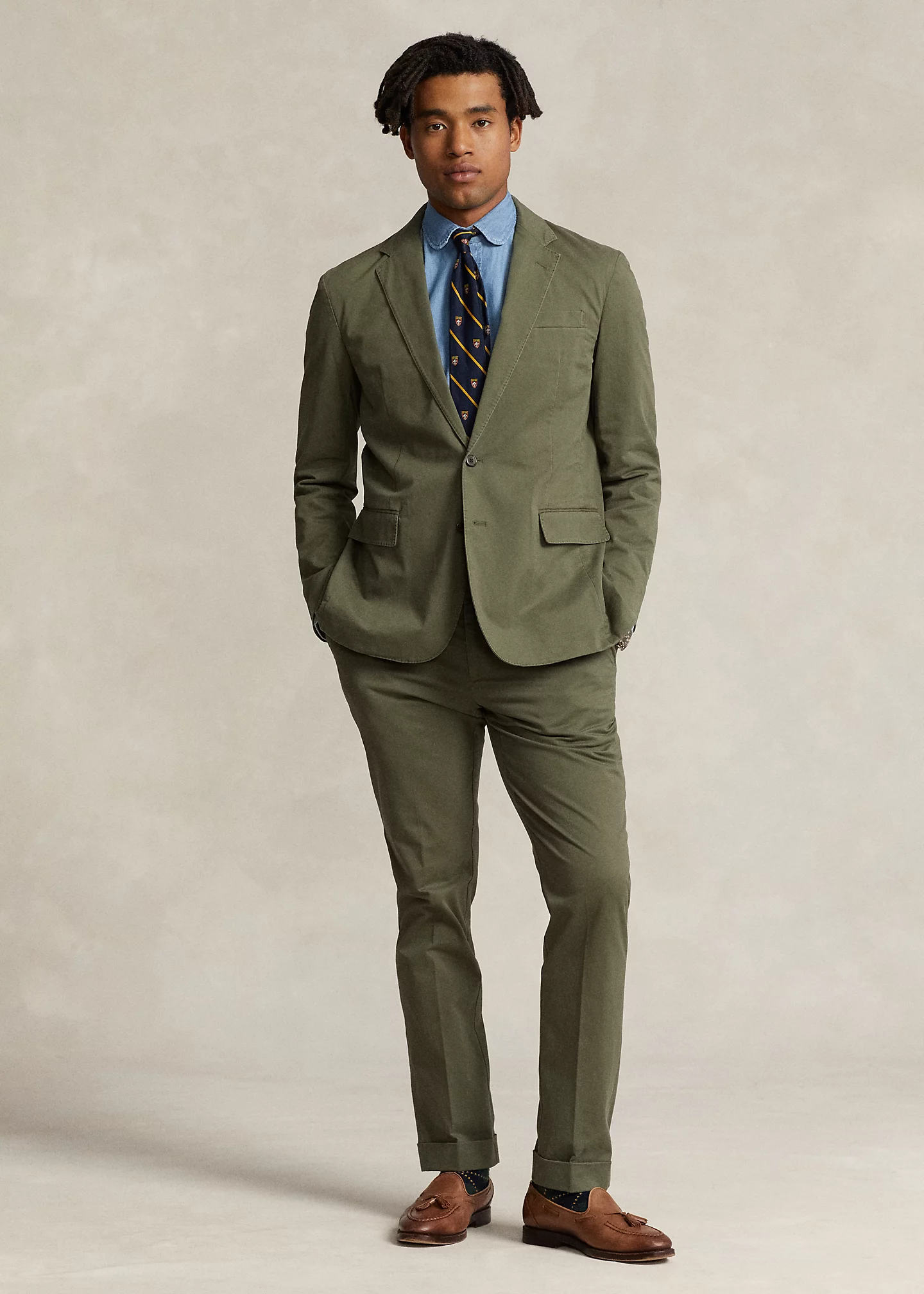 Stretch Chino Suit Trouser