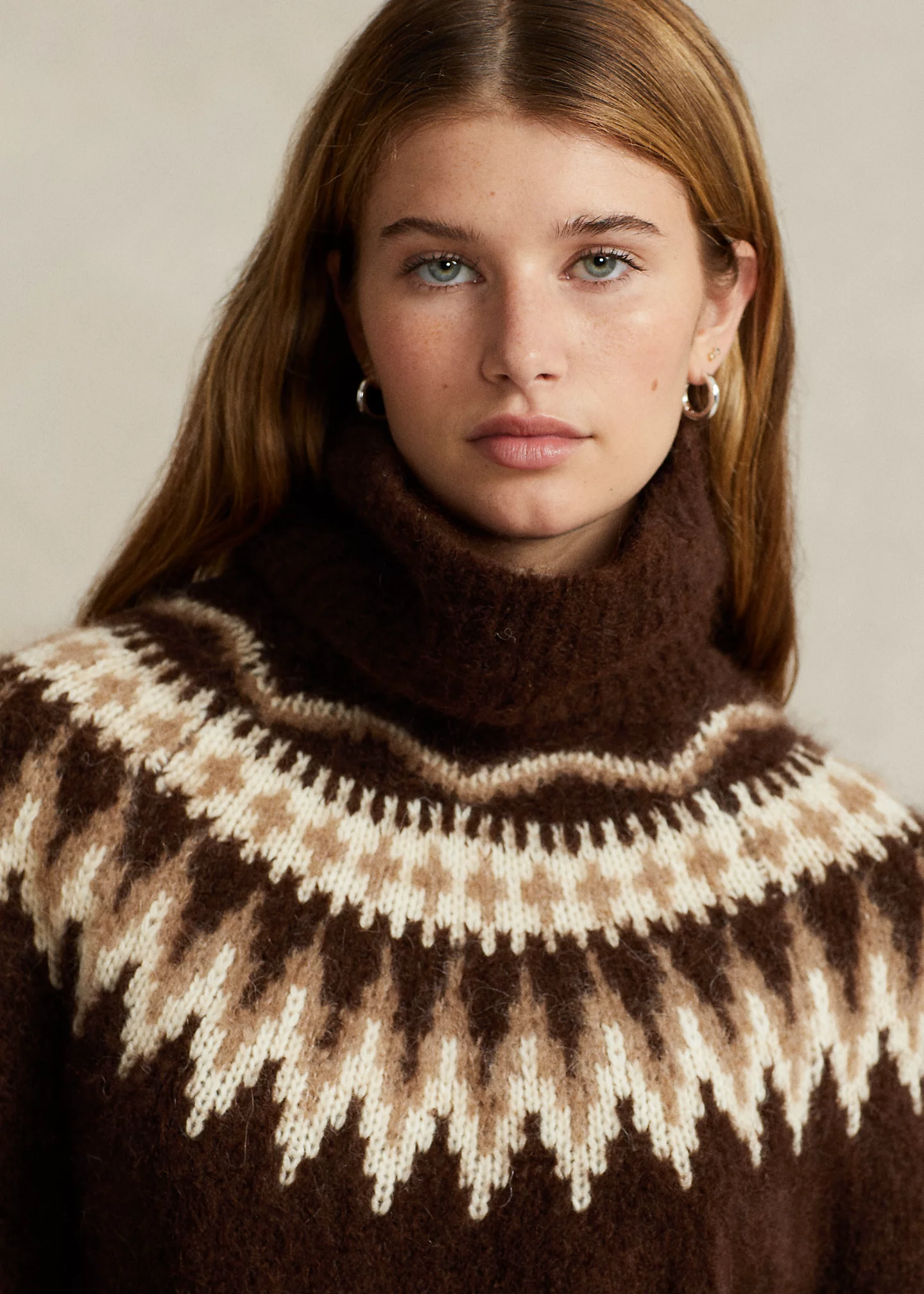 Fair Isle Wool-Blend Turtleneck