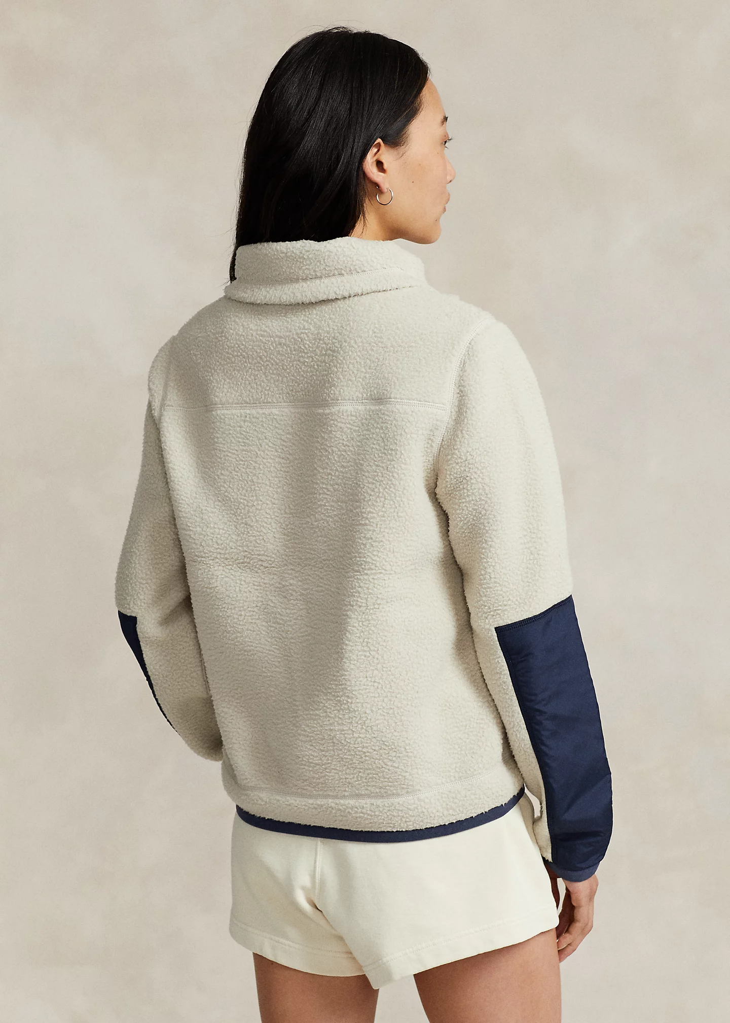 Ripstop-Trim Fleece Zip Jacket