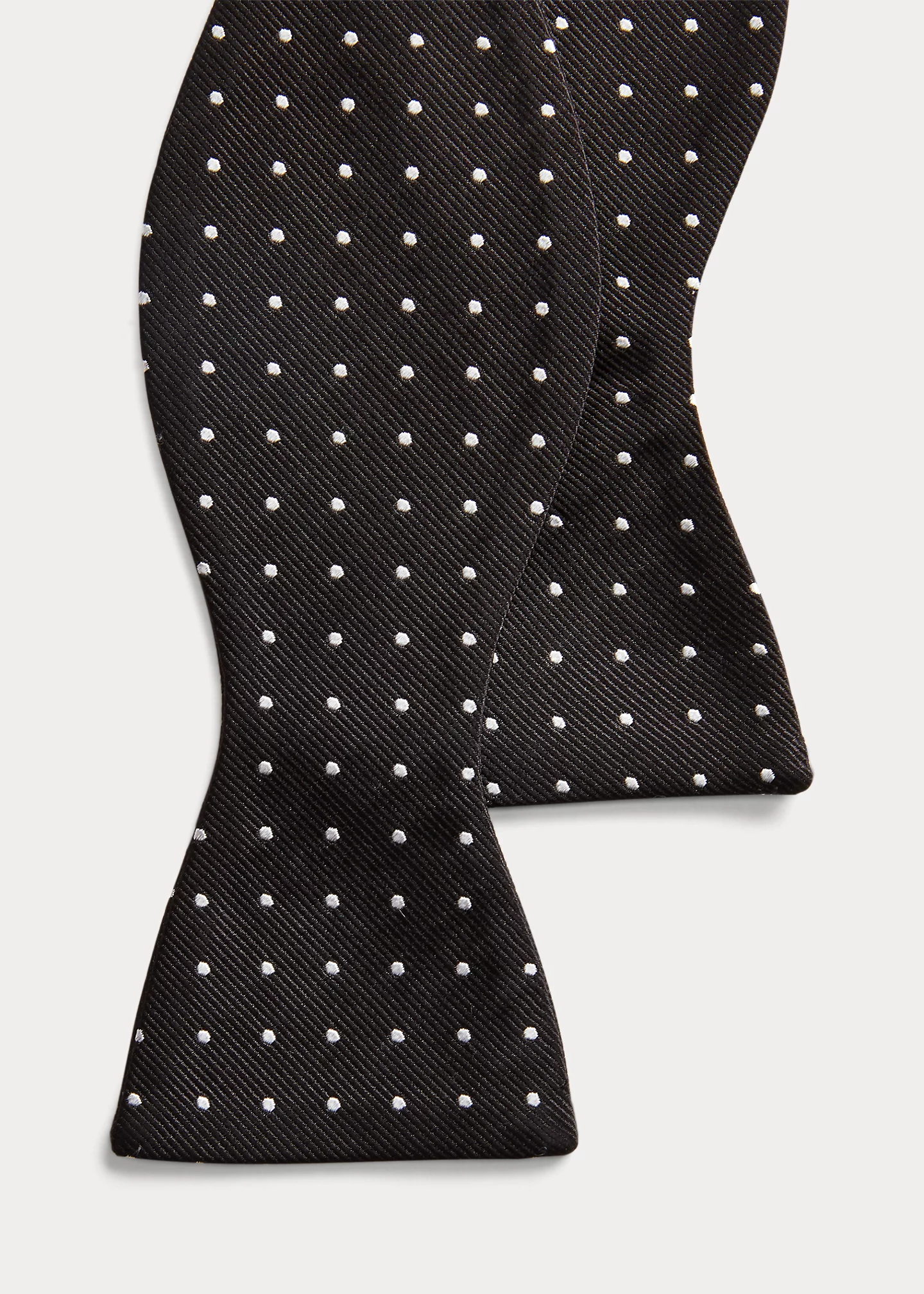 Polka-Dot Silk Repp Bow Tie