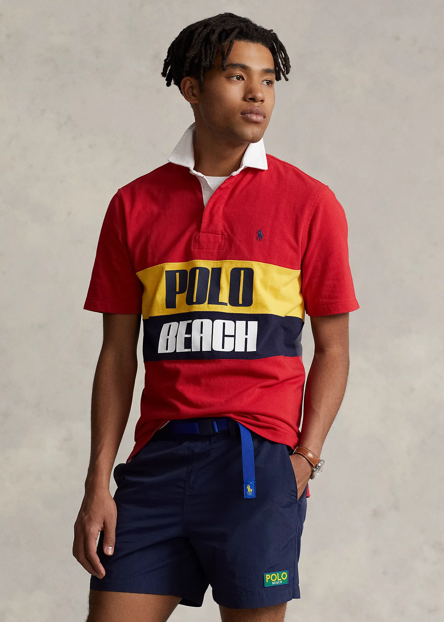 Classic Fit Polo Beach Rugby Shirt