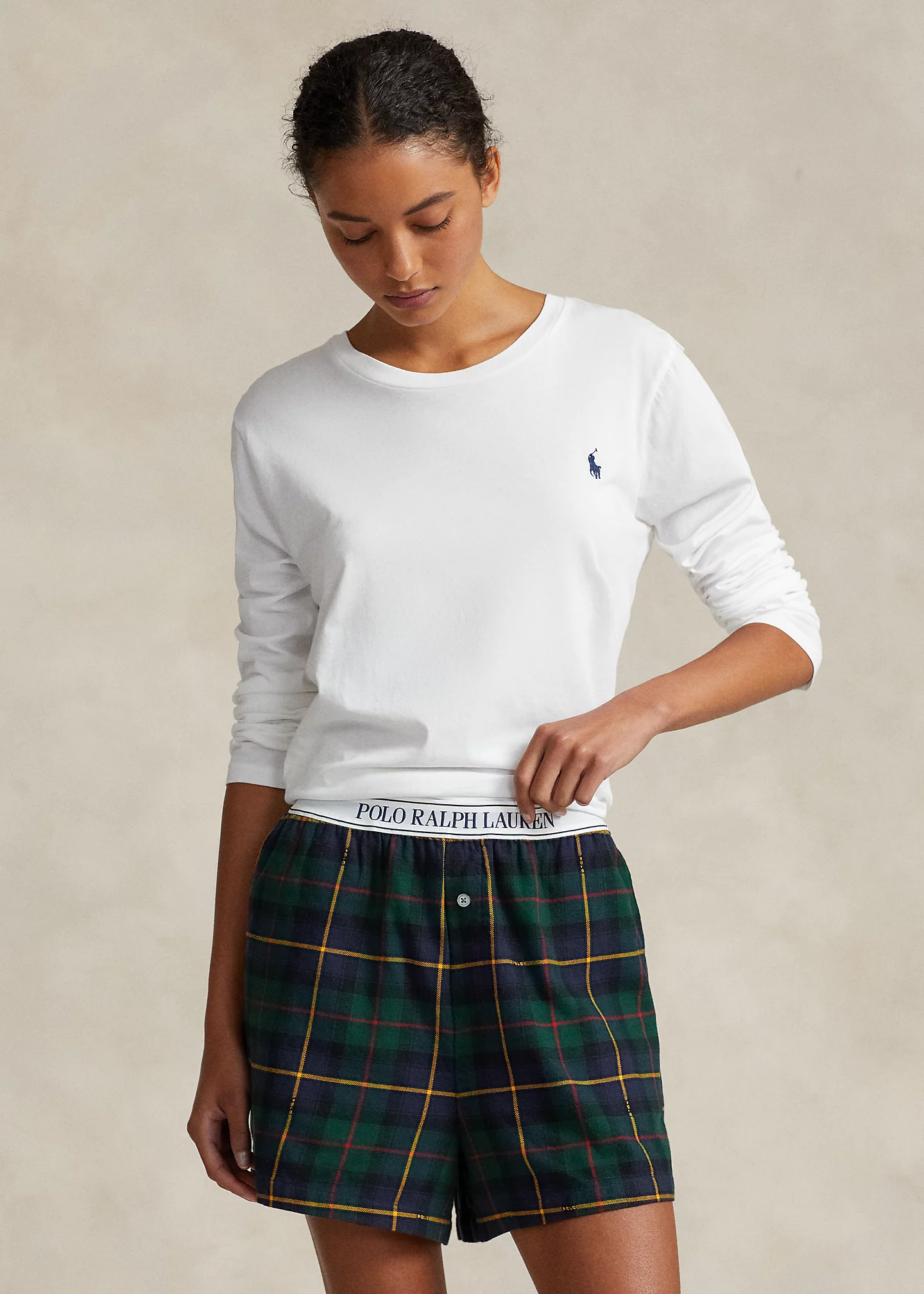 Plaid Flannel Boxer Short