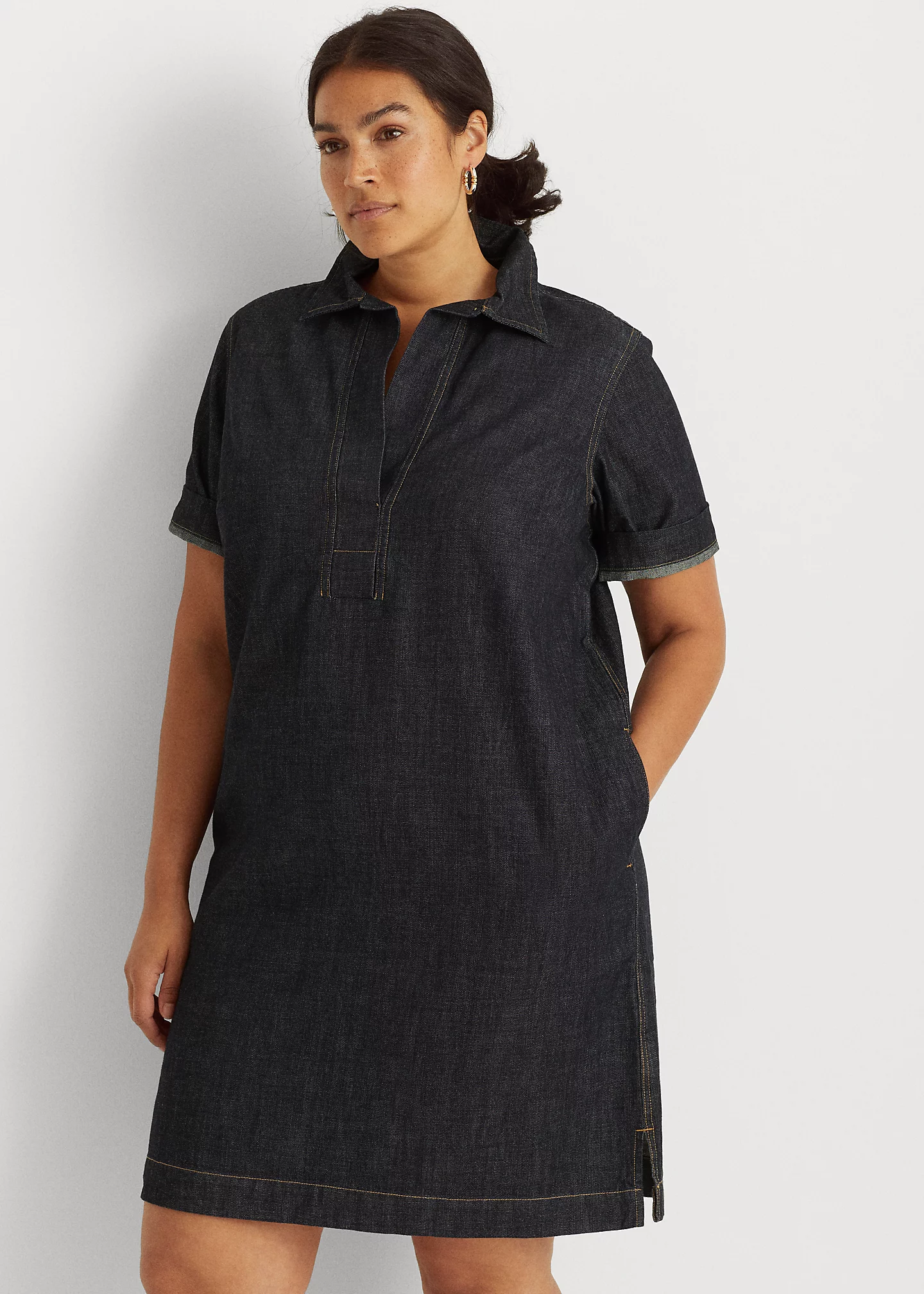 Denim Shift Dress