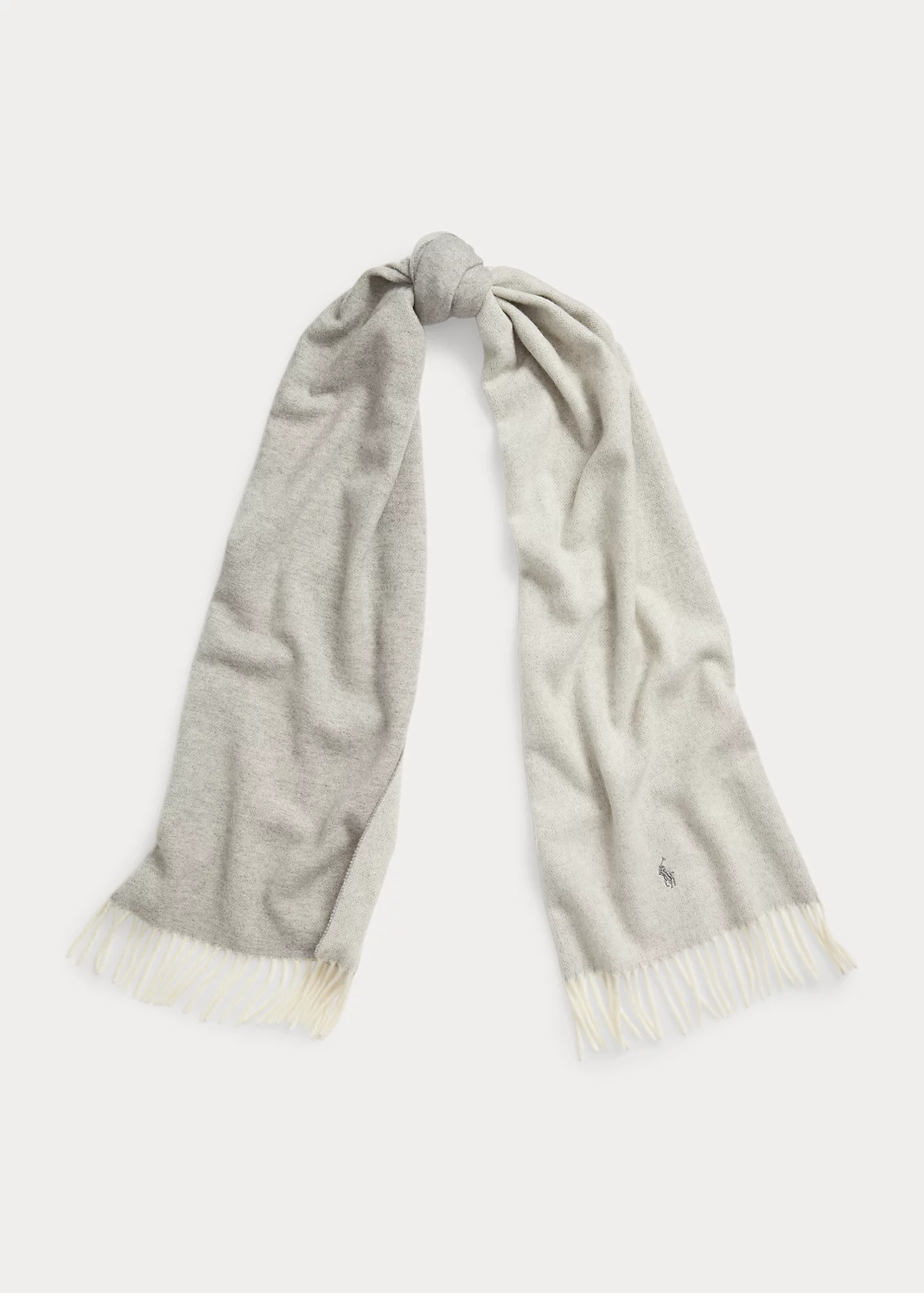 Fringe-Trim Wool-Cashmere Scarf