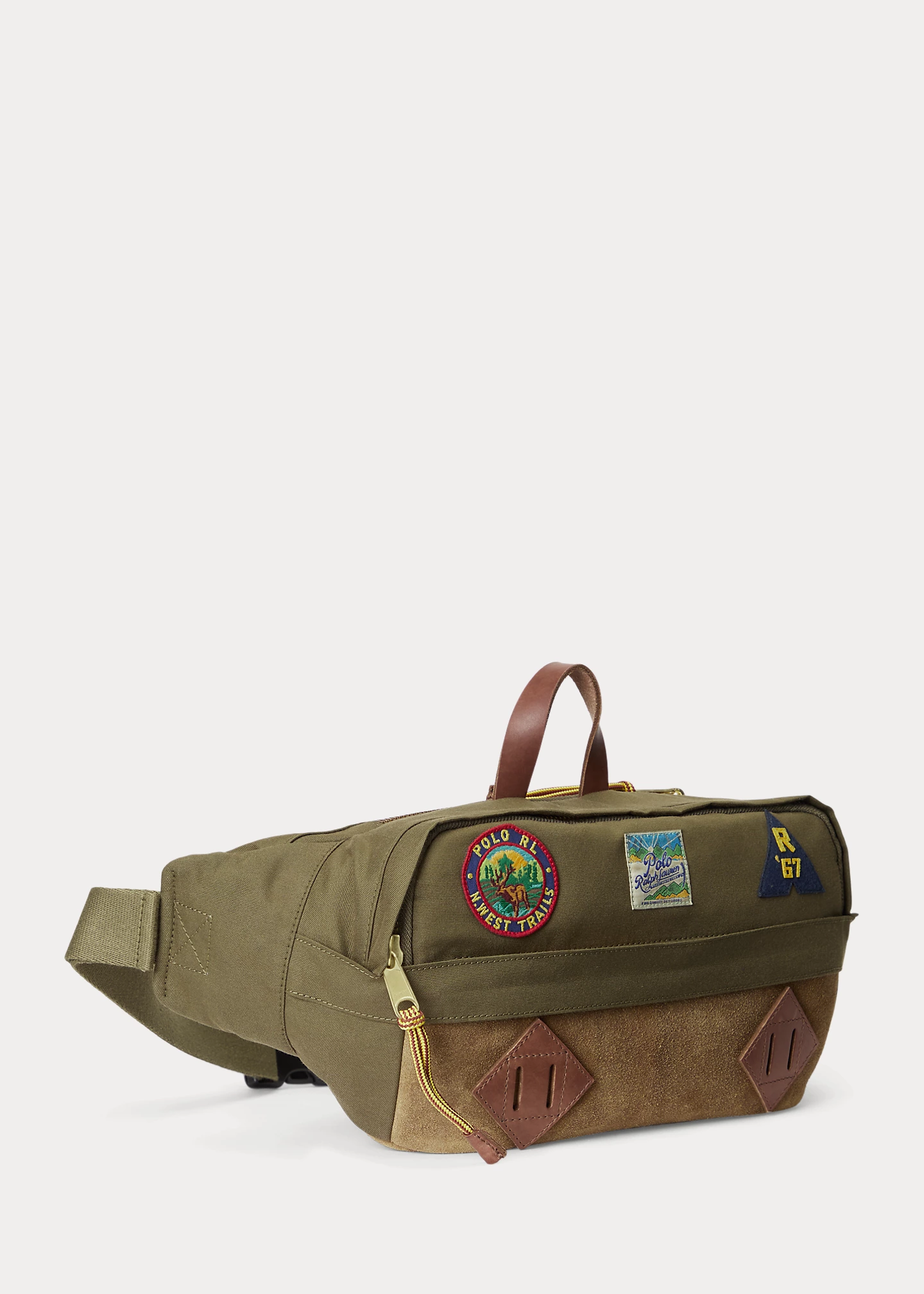 Suede-Trim Trail Waist Pack