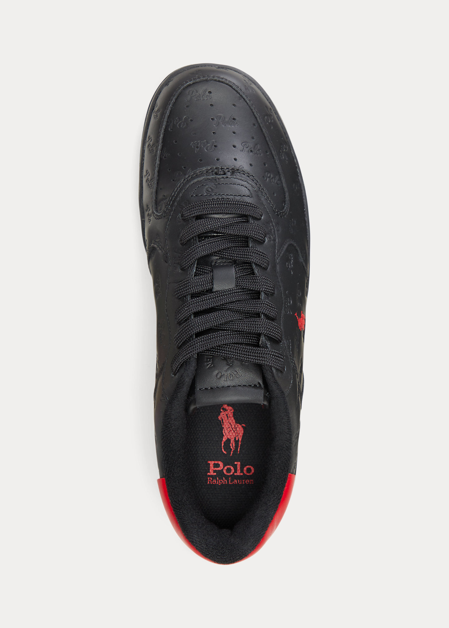 Masters Court Logo Leather Sneaker