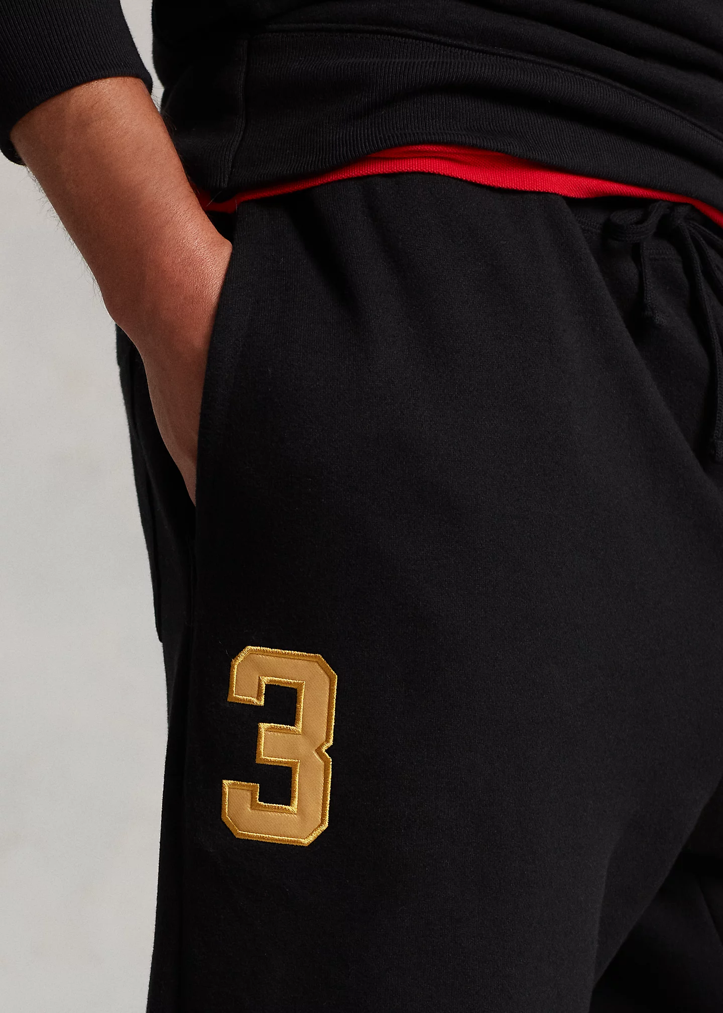 Triple-Pony Fleece Jogger Pant