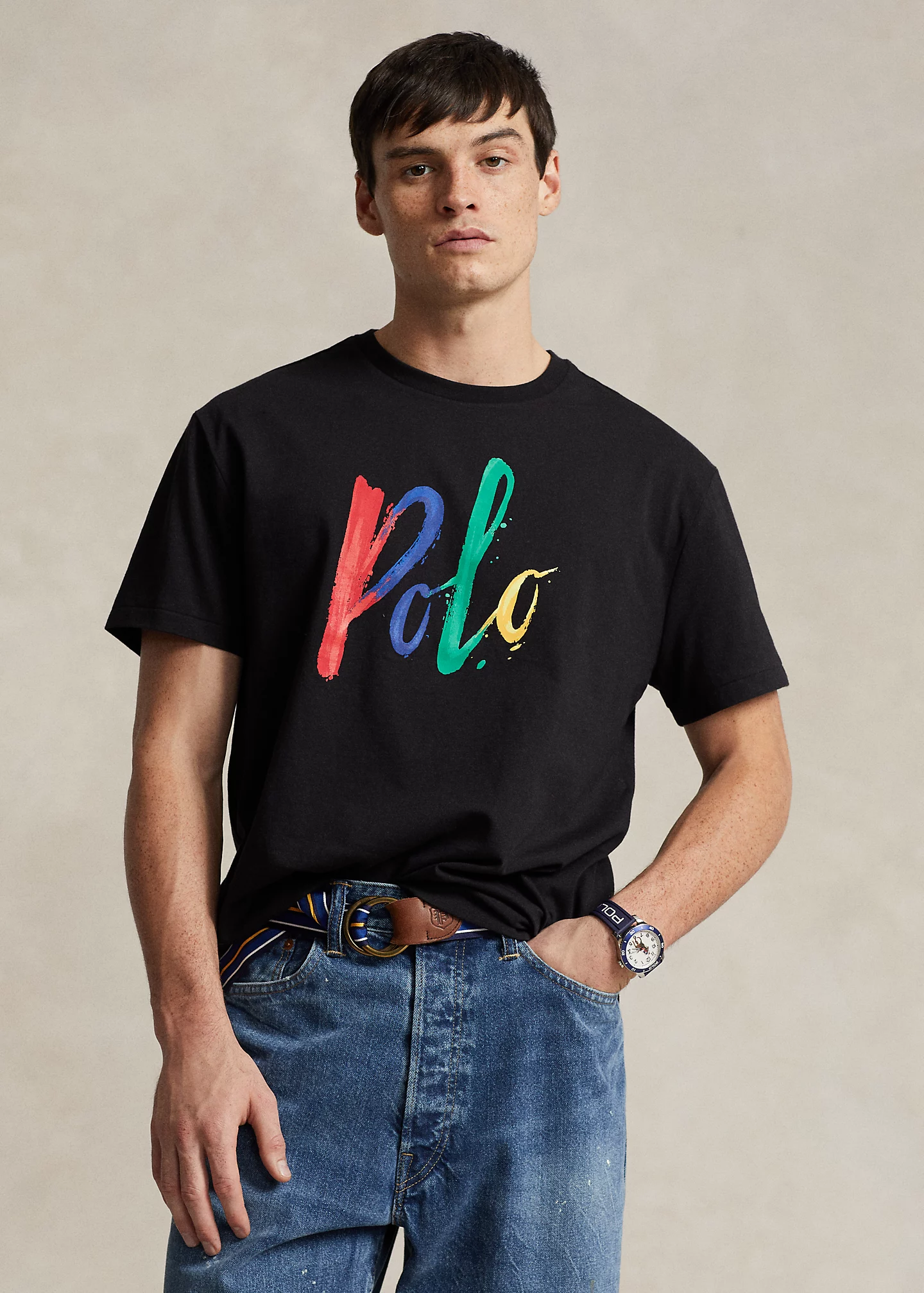 Classic Fit Logo Jersey T-Shirt