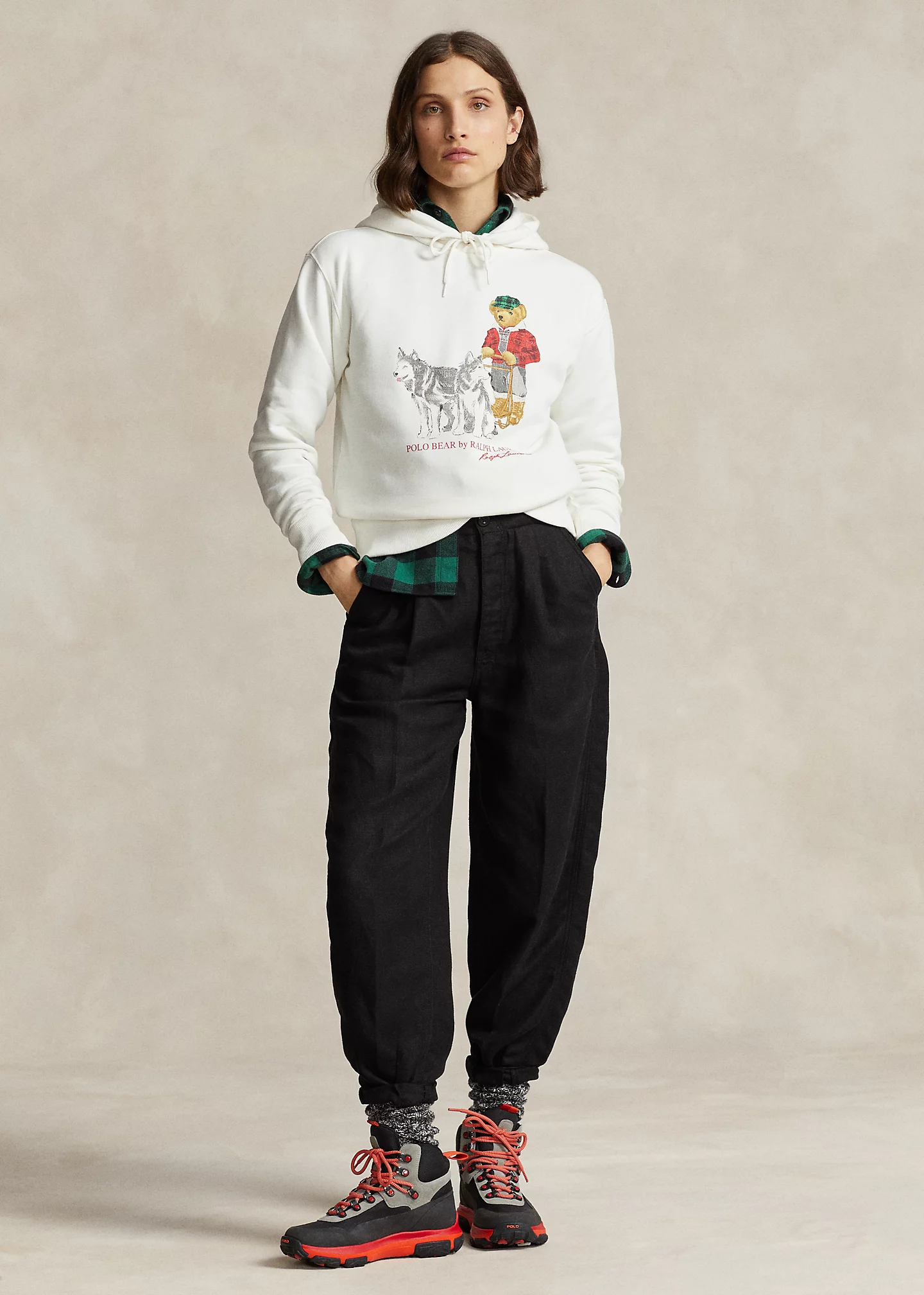 Polo Bear Fleece Hoodie