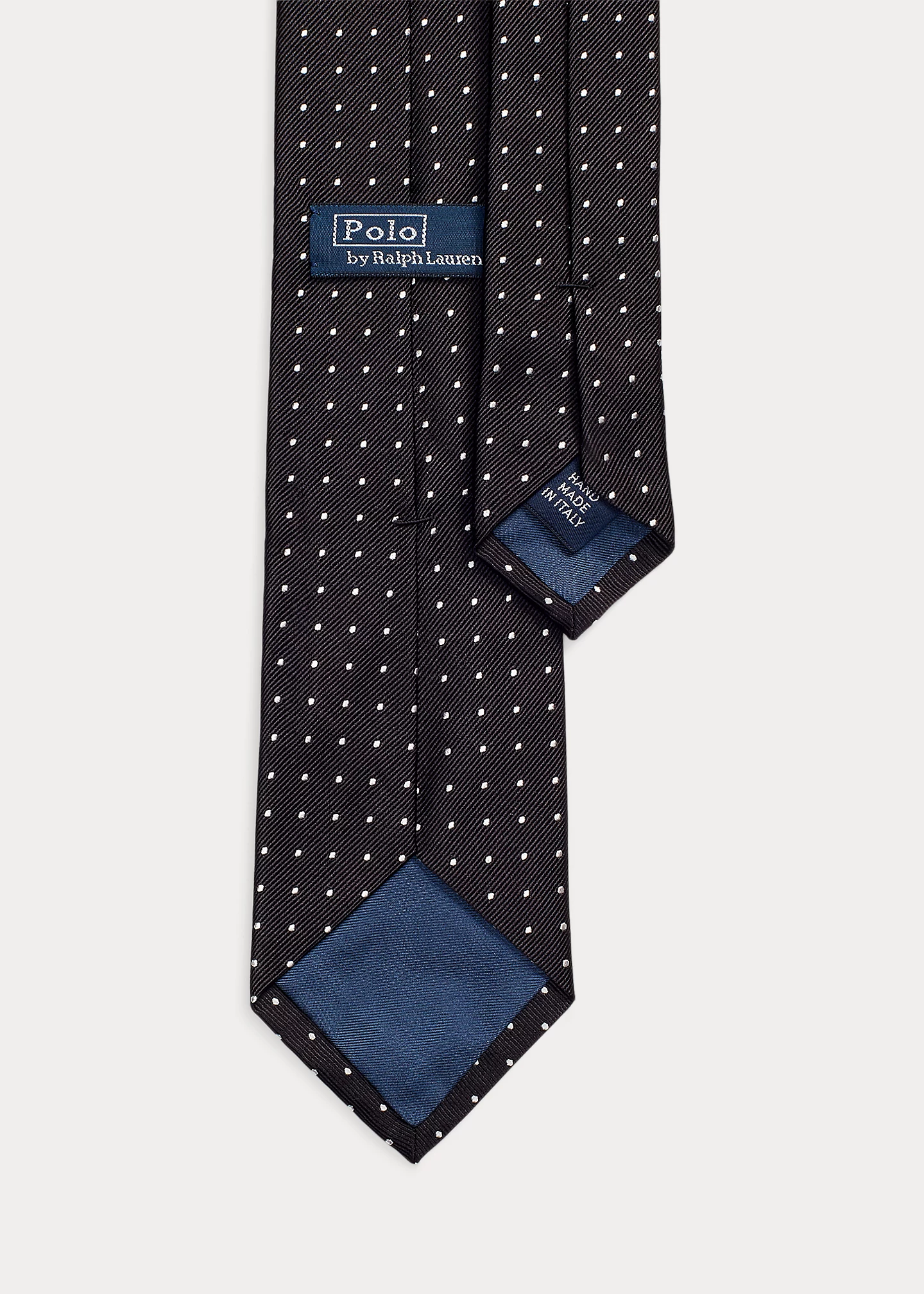 Polka-Dot Silk Repp Tie
