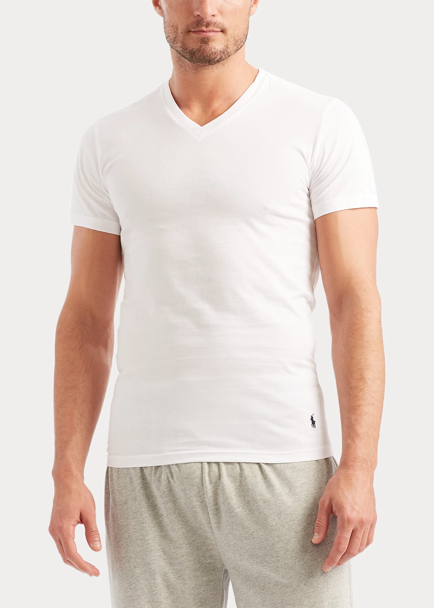 Slim Fit Wicking V-Neck 5-Pack