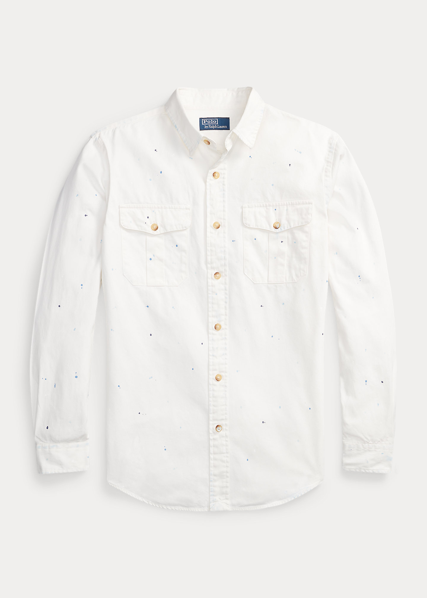 Classic Fit Hand-Painted Chino Shirt
