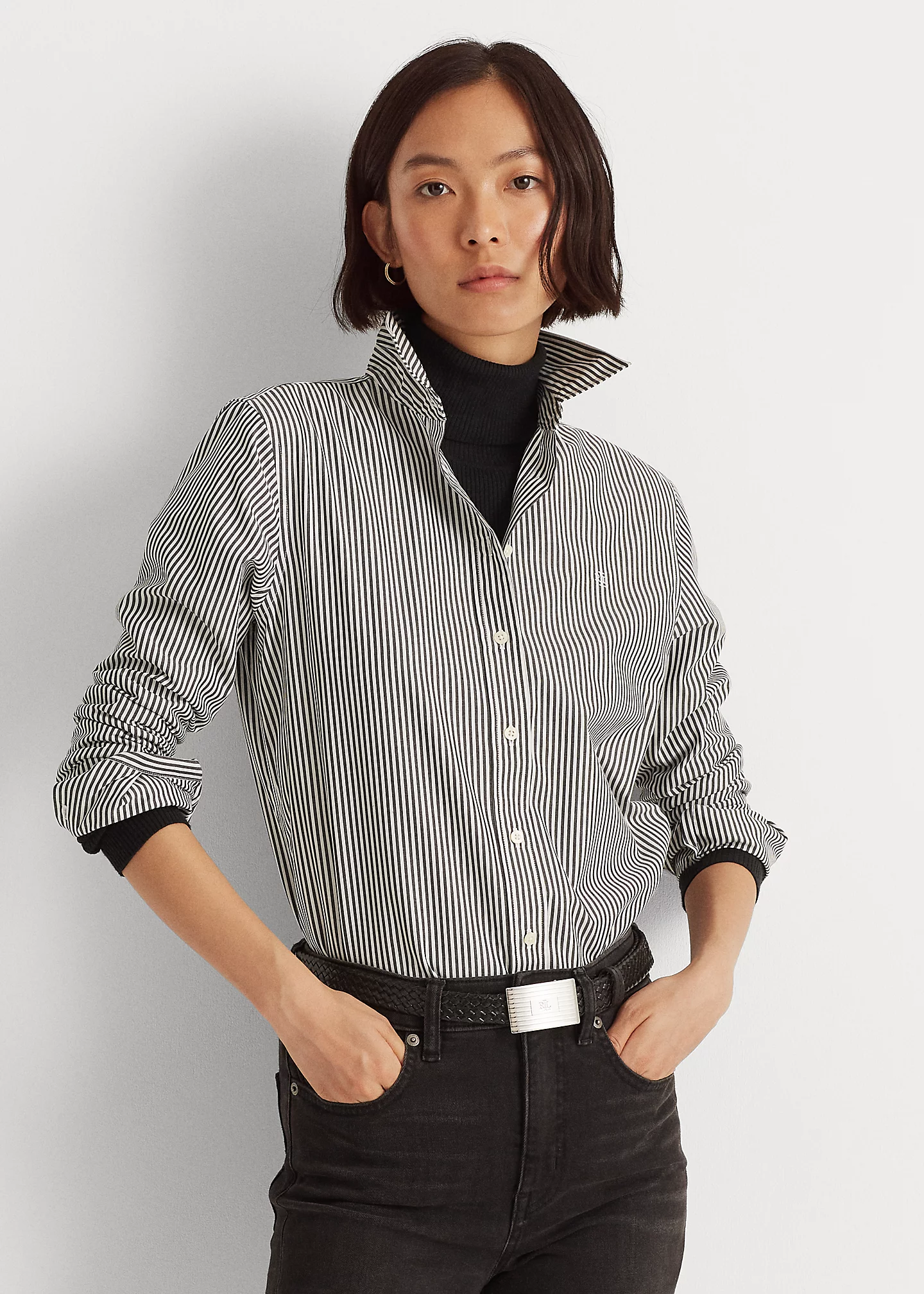 Striped Easy Care Cotton Shirt
