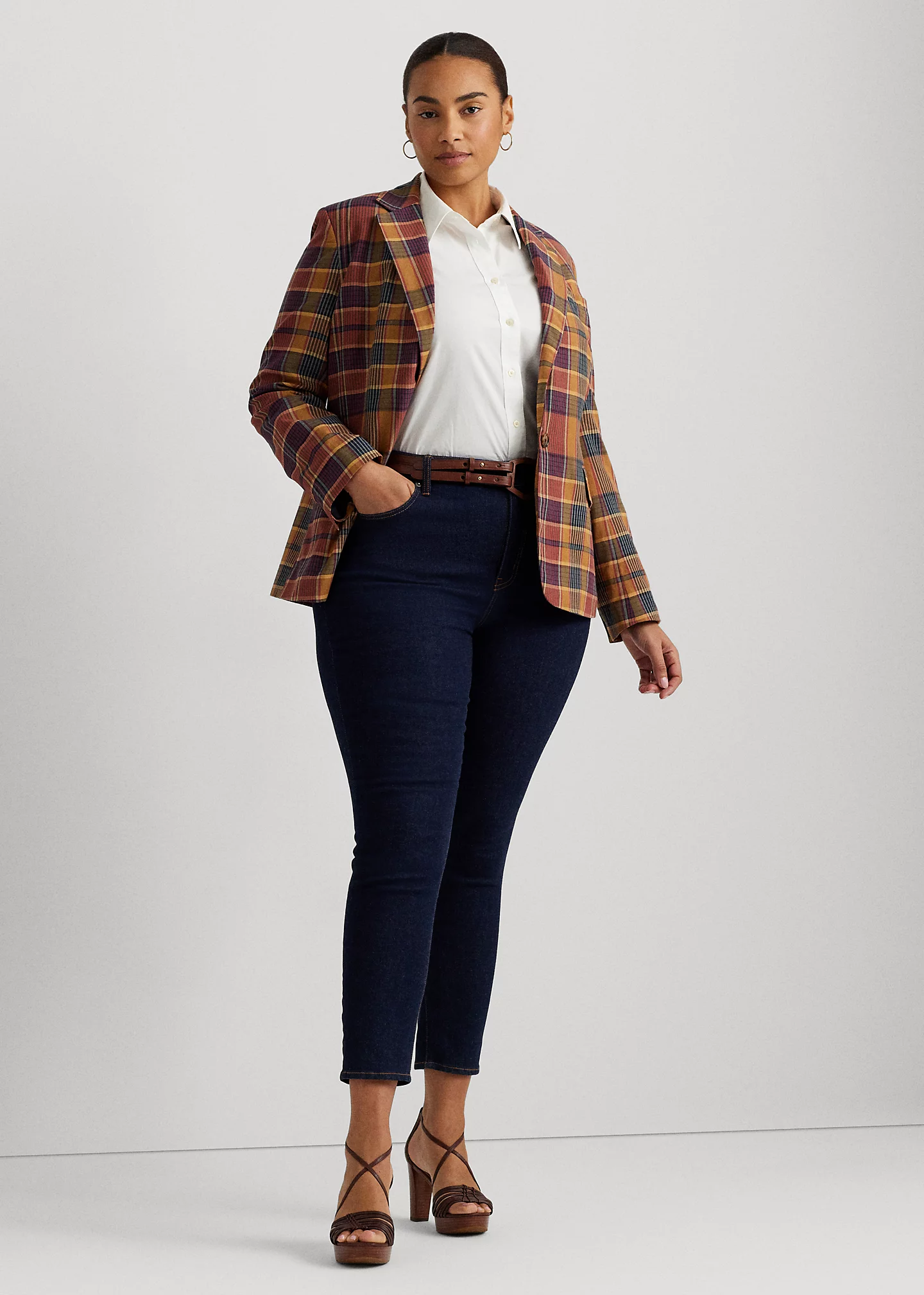 Cotton Madras Blazer