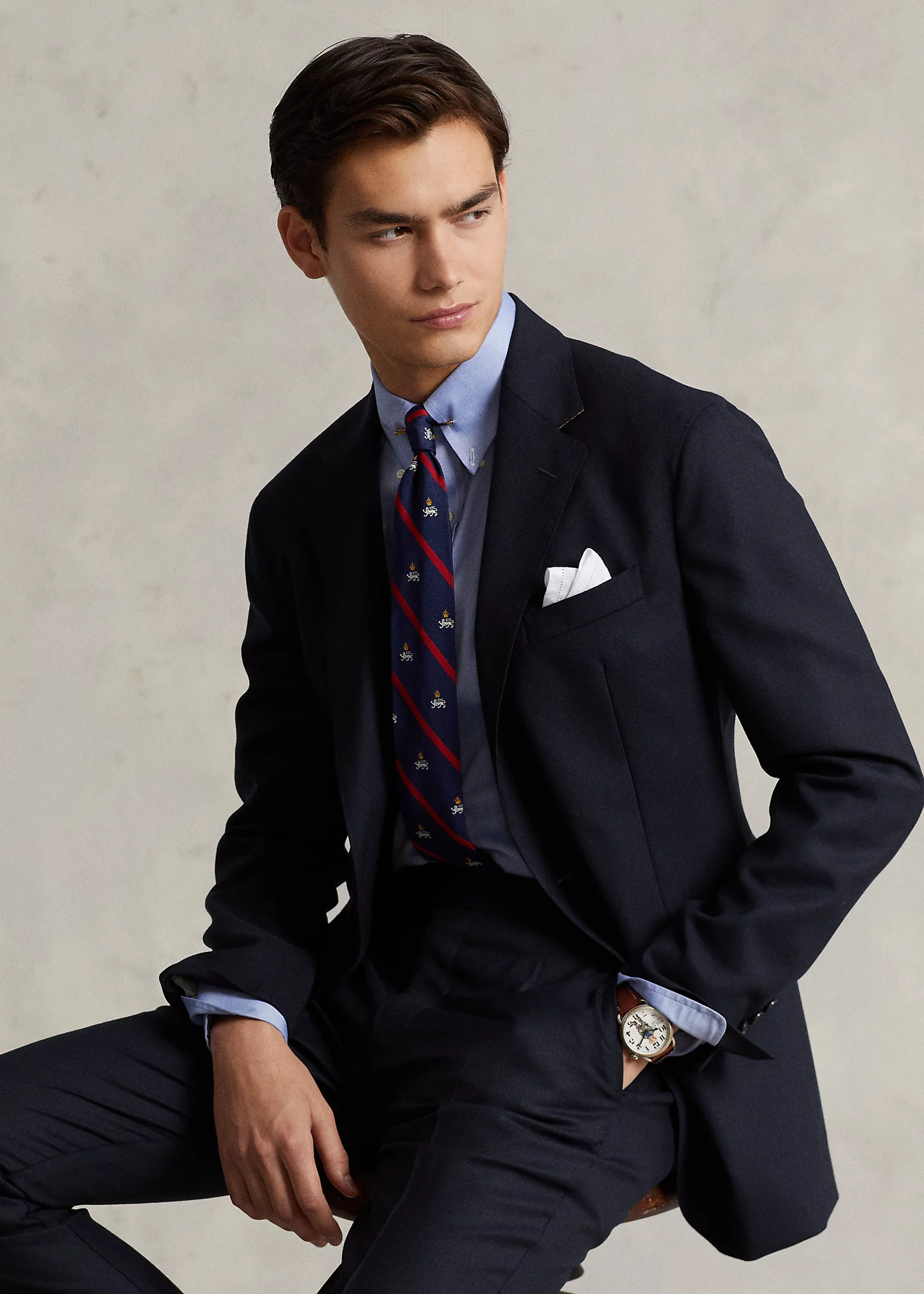 Polo Soft Tailored Wool Oxford Jacket