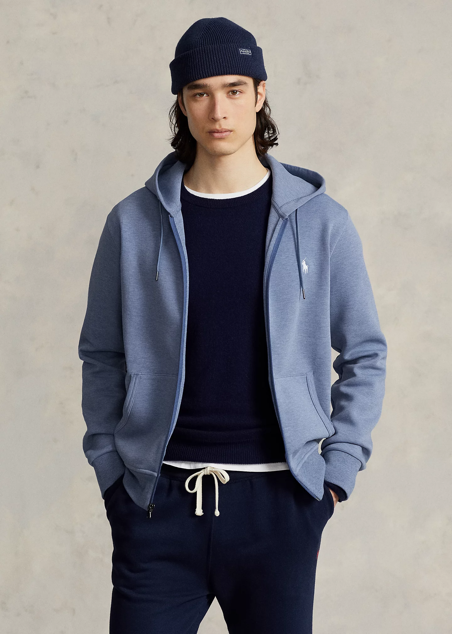 Double-Knit Full-Zip Hoodie